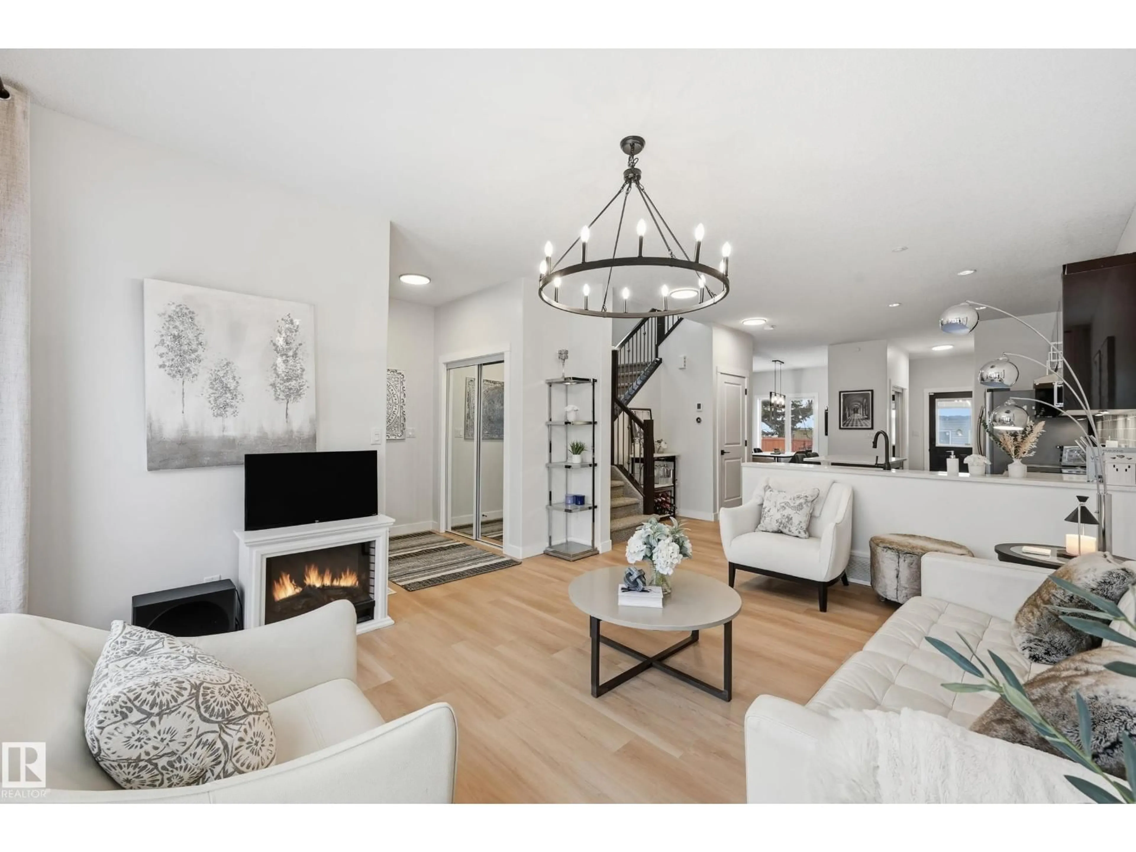 Living room with furniture, unknown for NW - 10736 149 ST, Edmonton Alberta T5P1M2