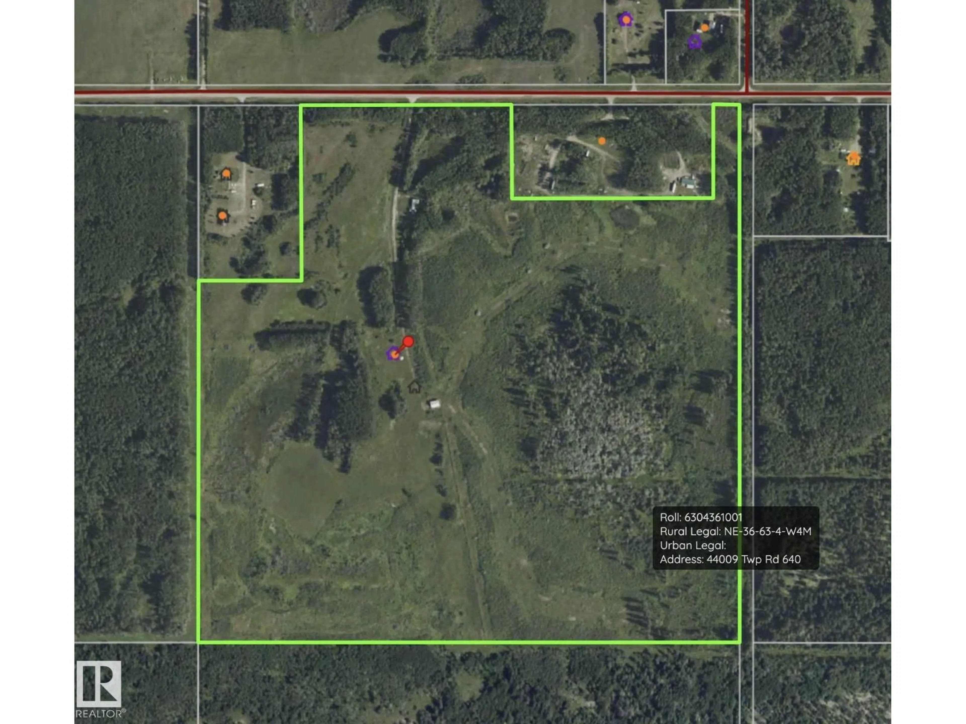 A pic from outside/outdoor area/front of a property/back of a property/a pic from drone, unknown for 44009 TWP RD 640, Rural Bonnyville M.D. Alberta T9M1P2