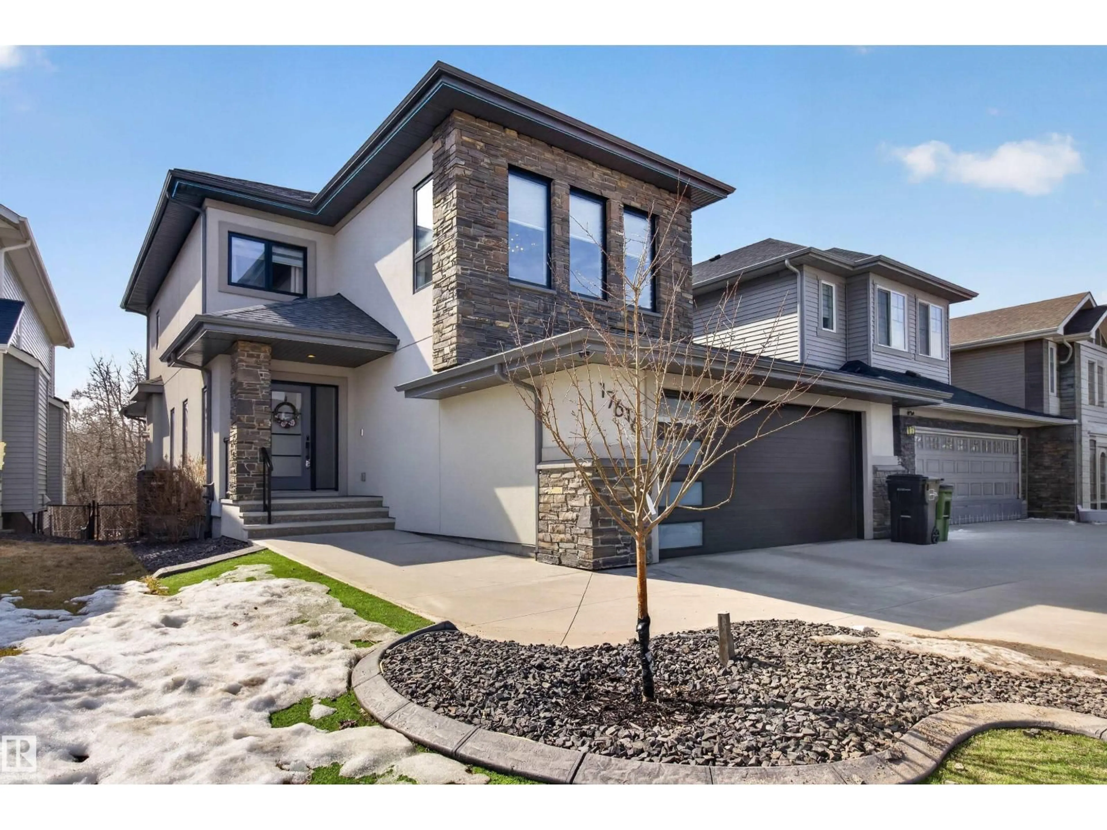 Home with brick exterior material, street for 17616 78 ST, Edmonton Alberta T5Z0N2