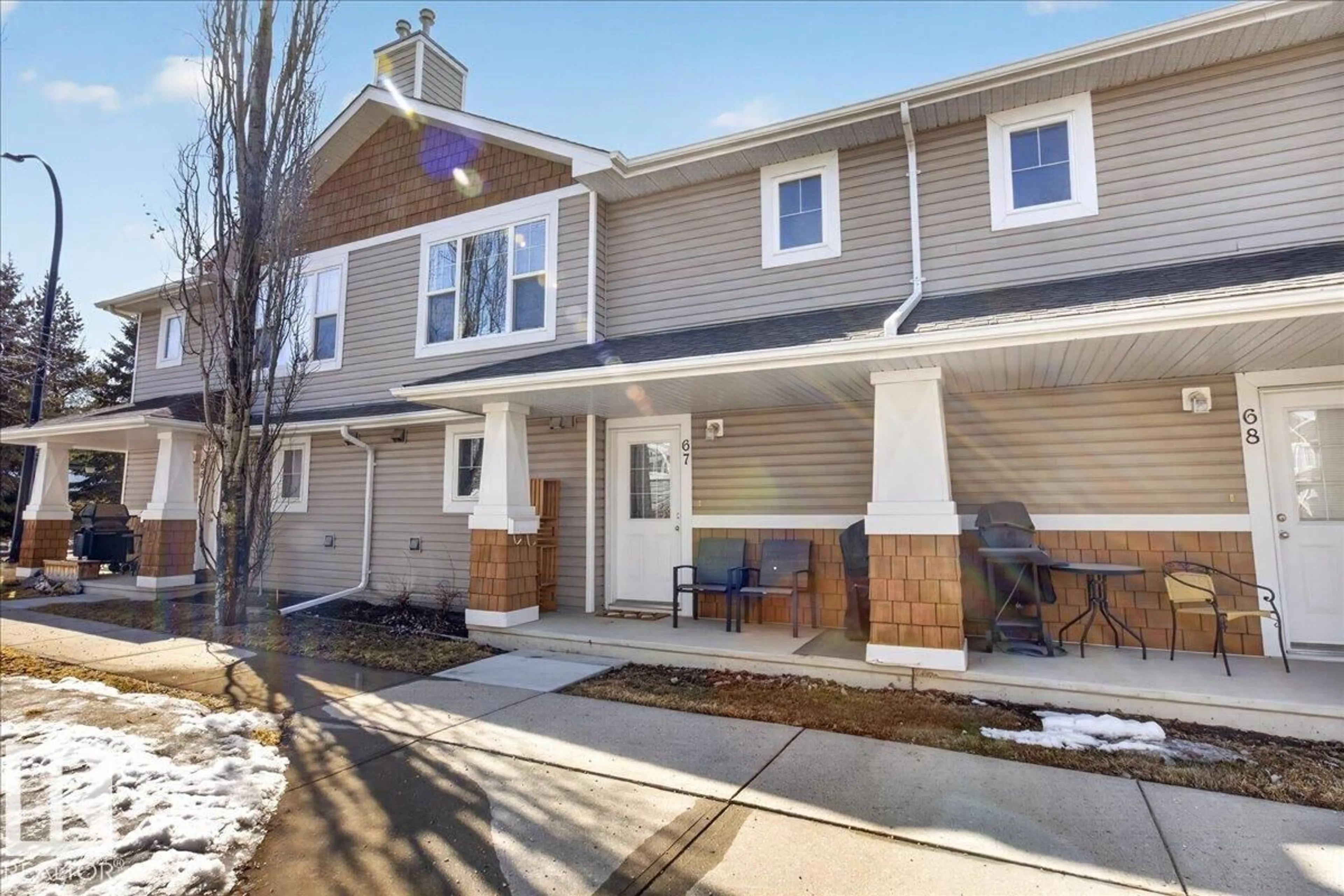 Home with vinyl exterior material, street for 70 - 67 CAVAN RD, Sherwood Park Alberta T8H2W9