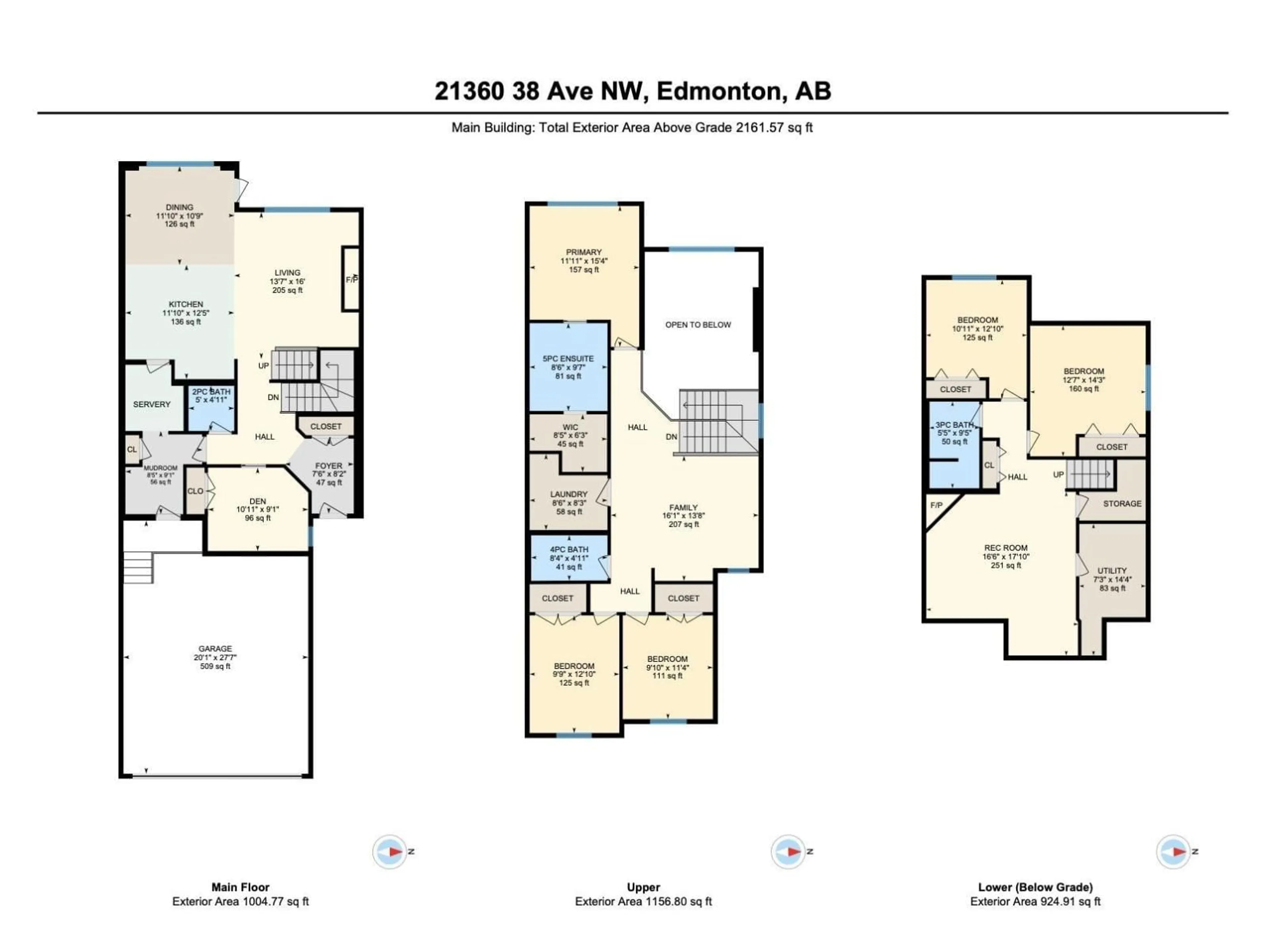 Floor plan for 21360 38 AV, Edmonton Alberta T6M1S4