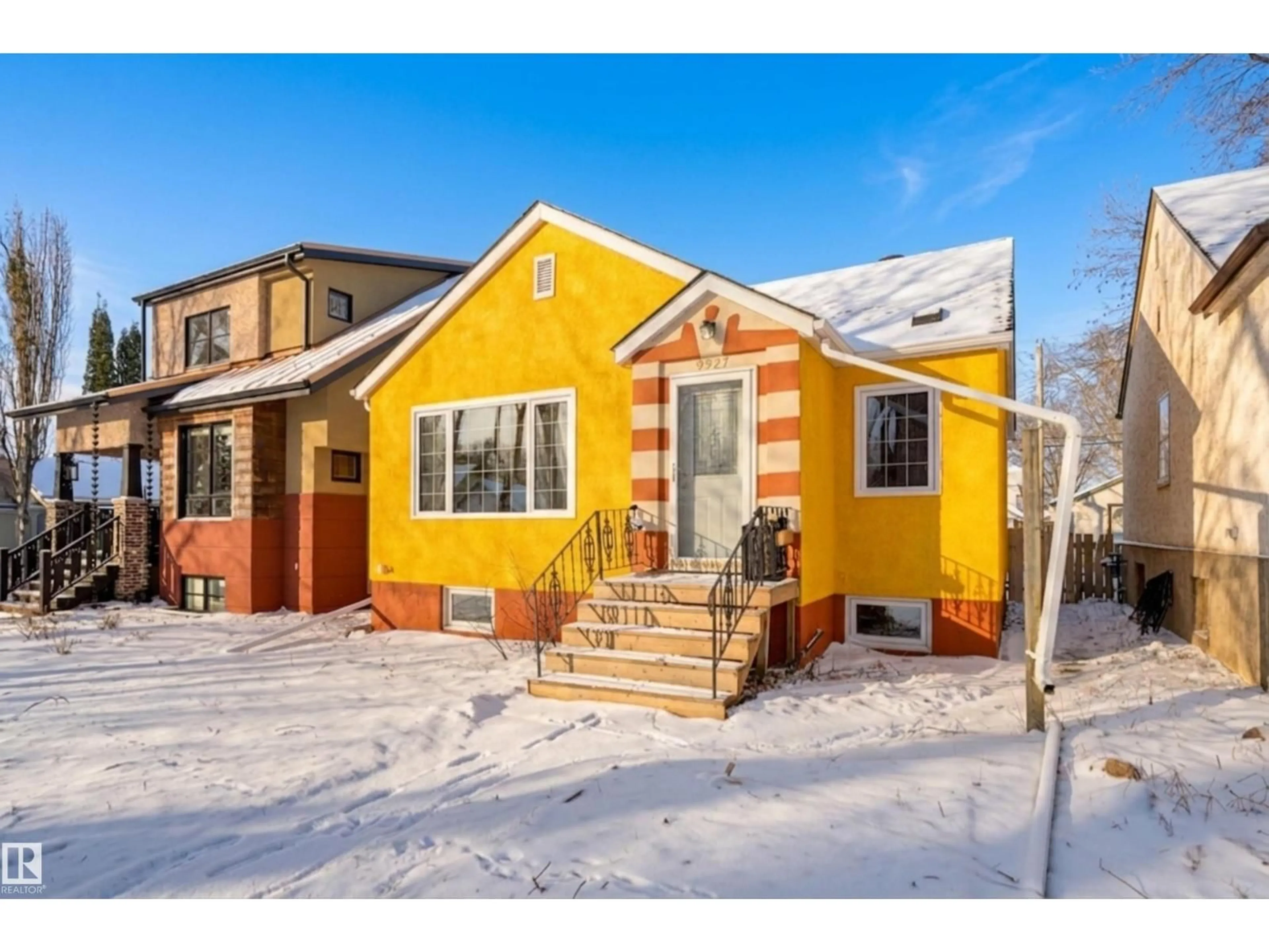 Home with brick exterior material, street for NW - 9827 84 AV, Edmonton Alberta T6E2G1