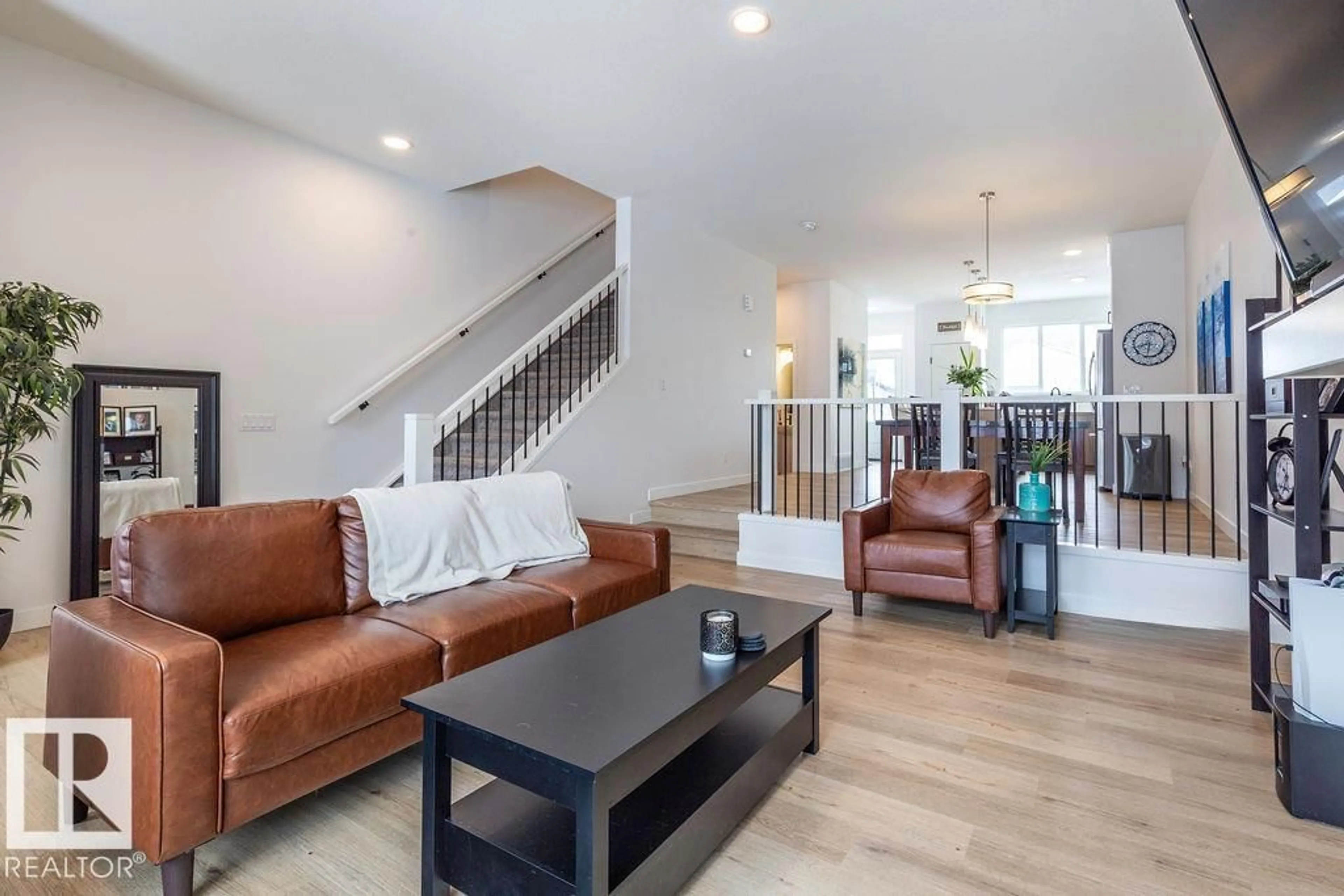 Living room with furniture, unknown for GR SW - 2926 COUGHLAN GREEN, Edmonton Alberta T6W3X6