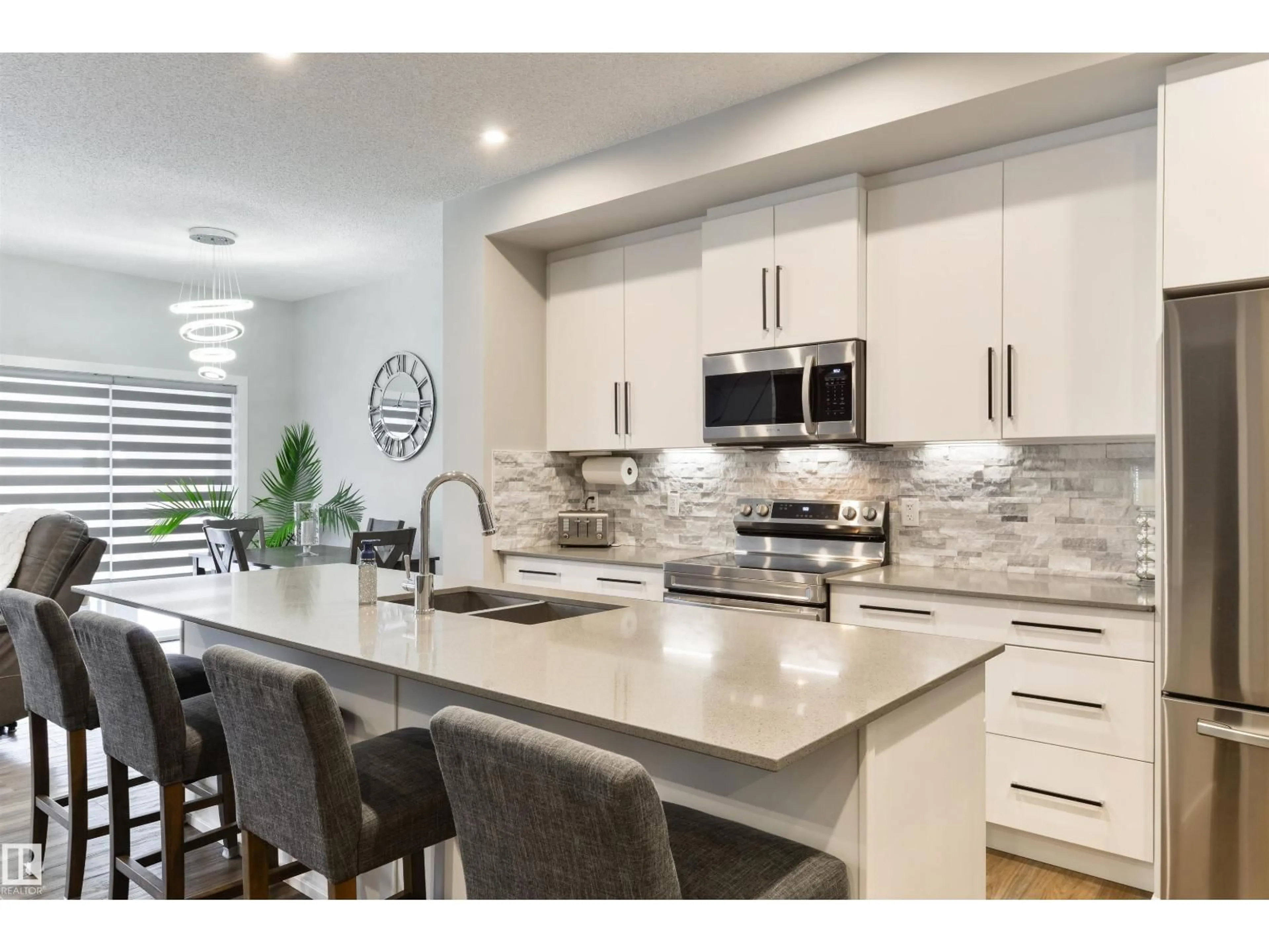 Open concept kitchen, ceramic/tile floor for 27 PROSPECT PL, Spruce Grove Alberta T7X2W7