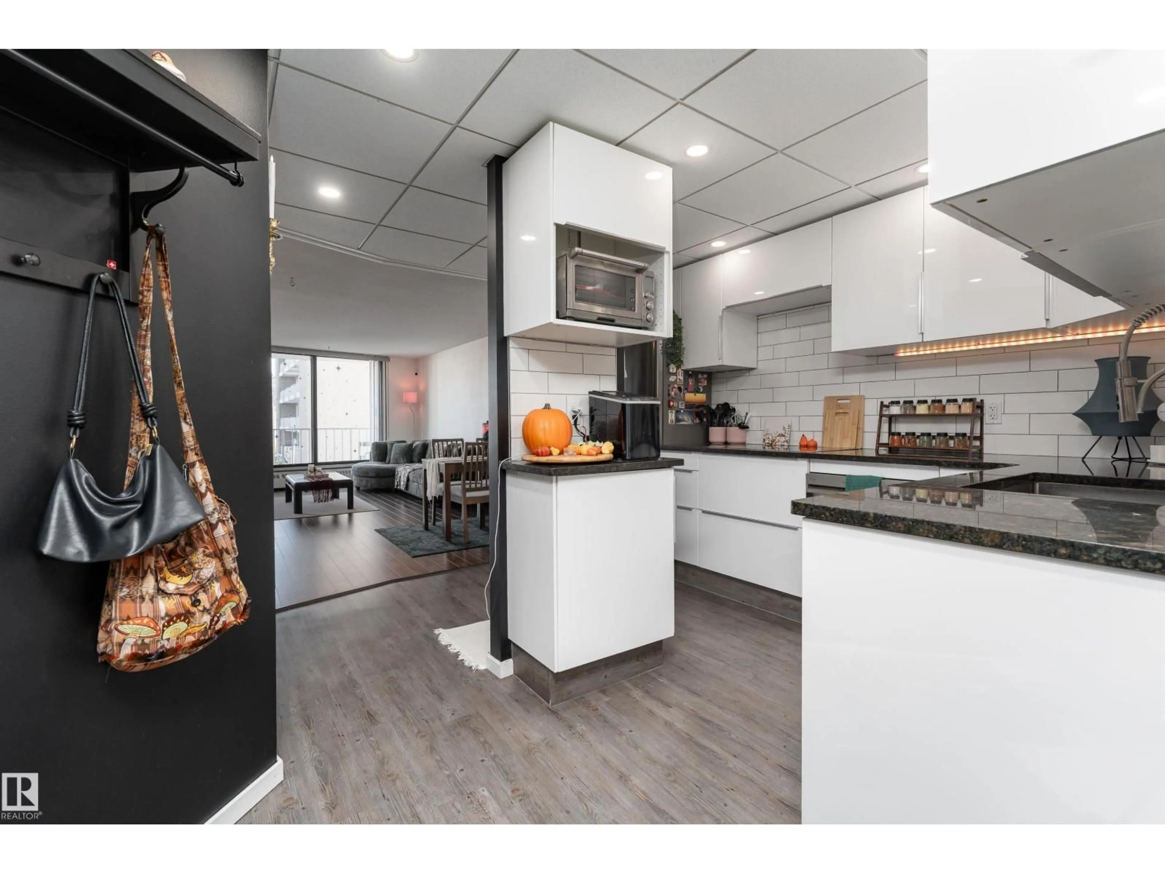 Open concept kitchen, unknown for 508 10045 117 ST NW, Edmonton Alberta T5K1W8