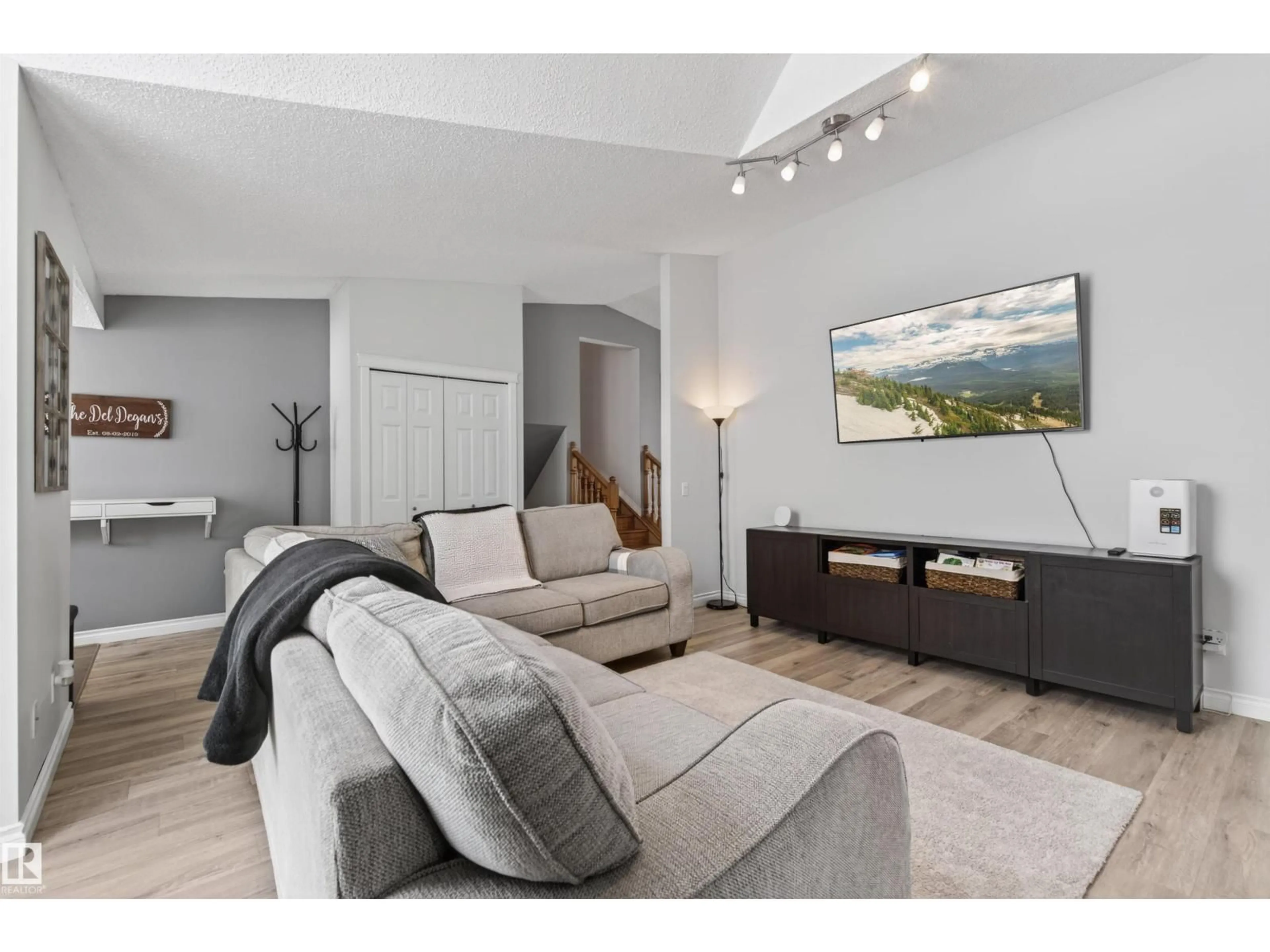 Living room with furniture, unknown for 208 20A ST, Cold Lake Alberta T9M1G3