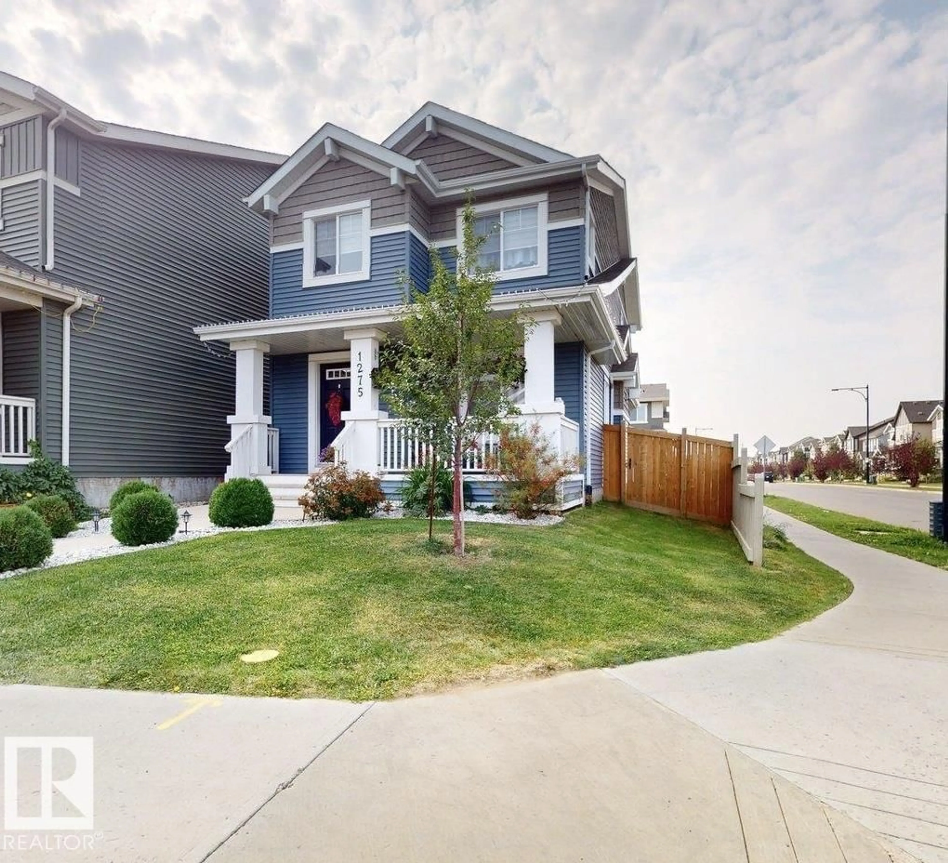 Home with vinyl exterior material, street for 1275 CHAPPELLE BV, Edmonton Alberta T6W3R1