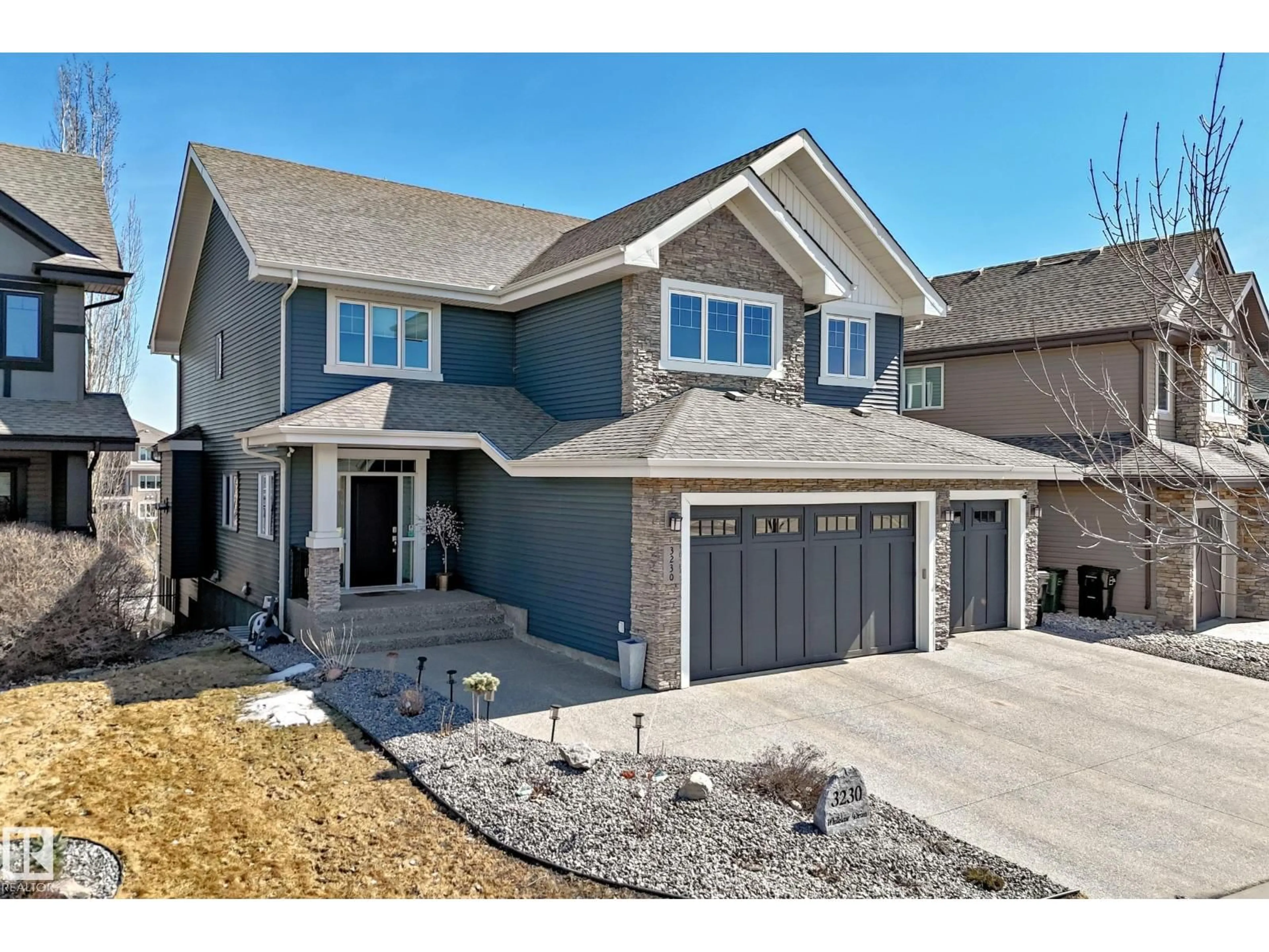 Home with brick exterior material, street for 3230 WHITELAW DR, Edmonton Alberta T6W0P7