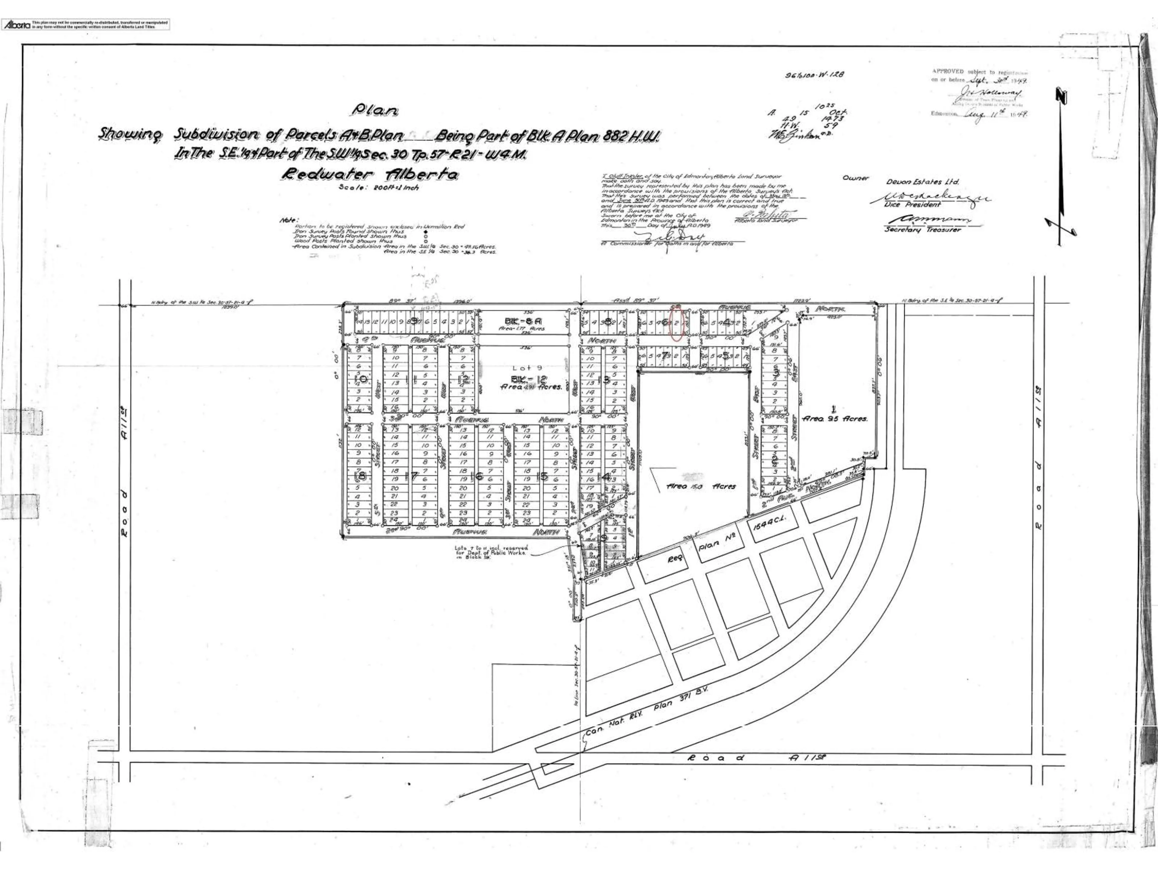 Floor plan for 4908 53 AV, Redwater Alberta T0A2W0