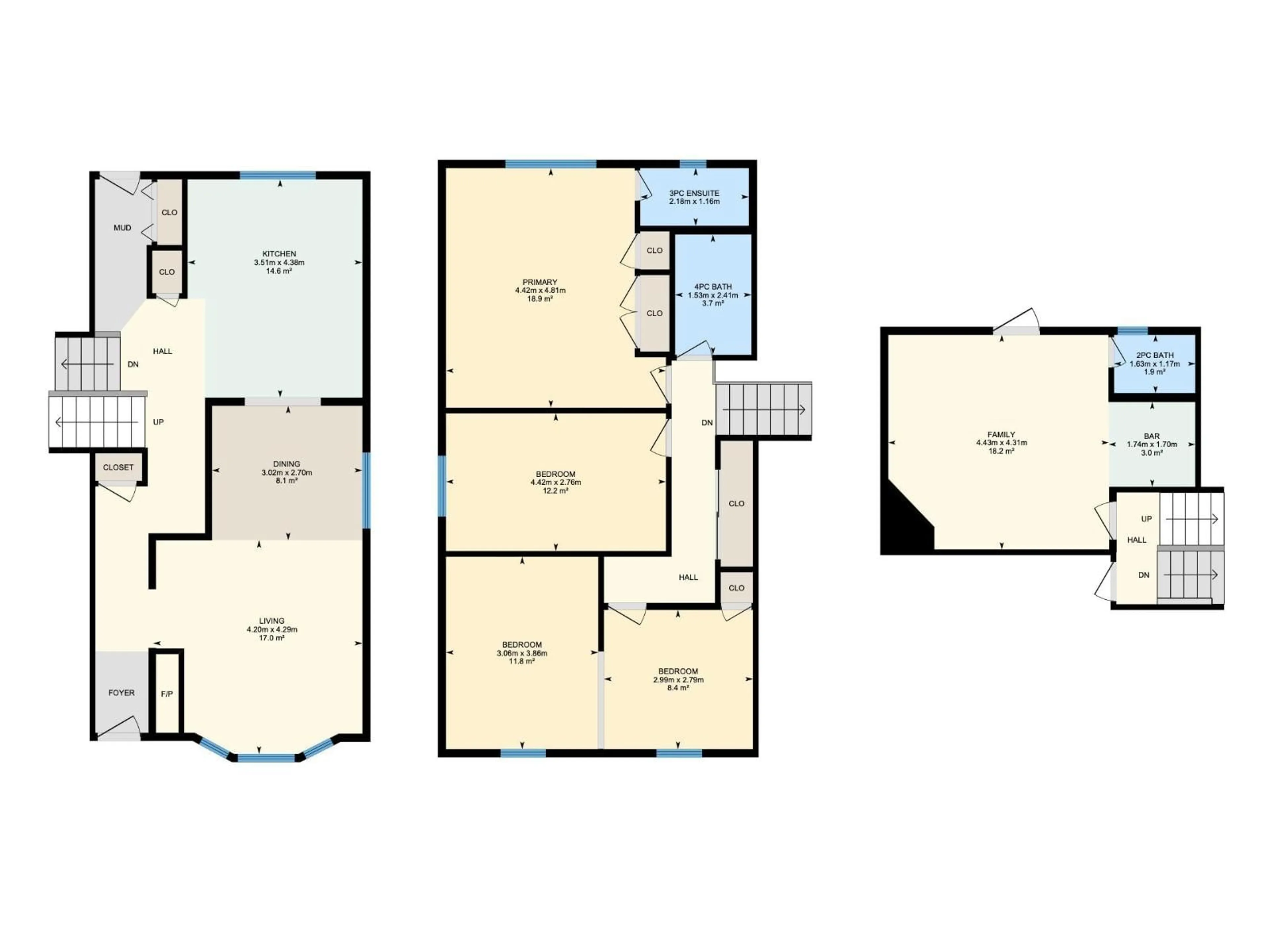 Floor plan for 8503 151 AV, Edmonton Alberta T5E5Y1