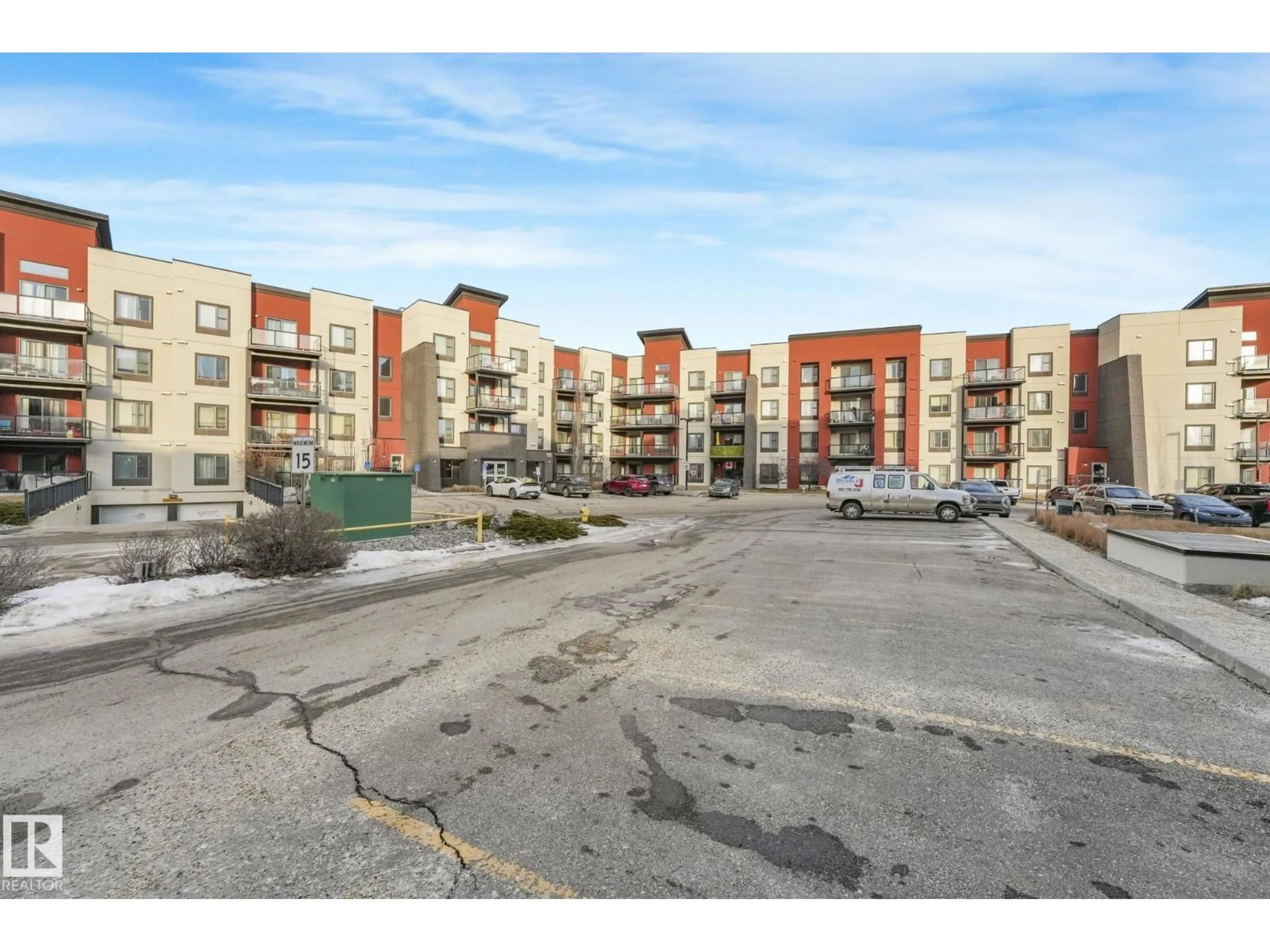 A pic from outside/outdoor area/front of a property/back of a property/a pic from drone, street for SW - 122 304 AMBLESIDE LINK LI, Edmonton Alberta T6W0V2