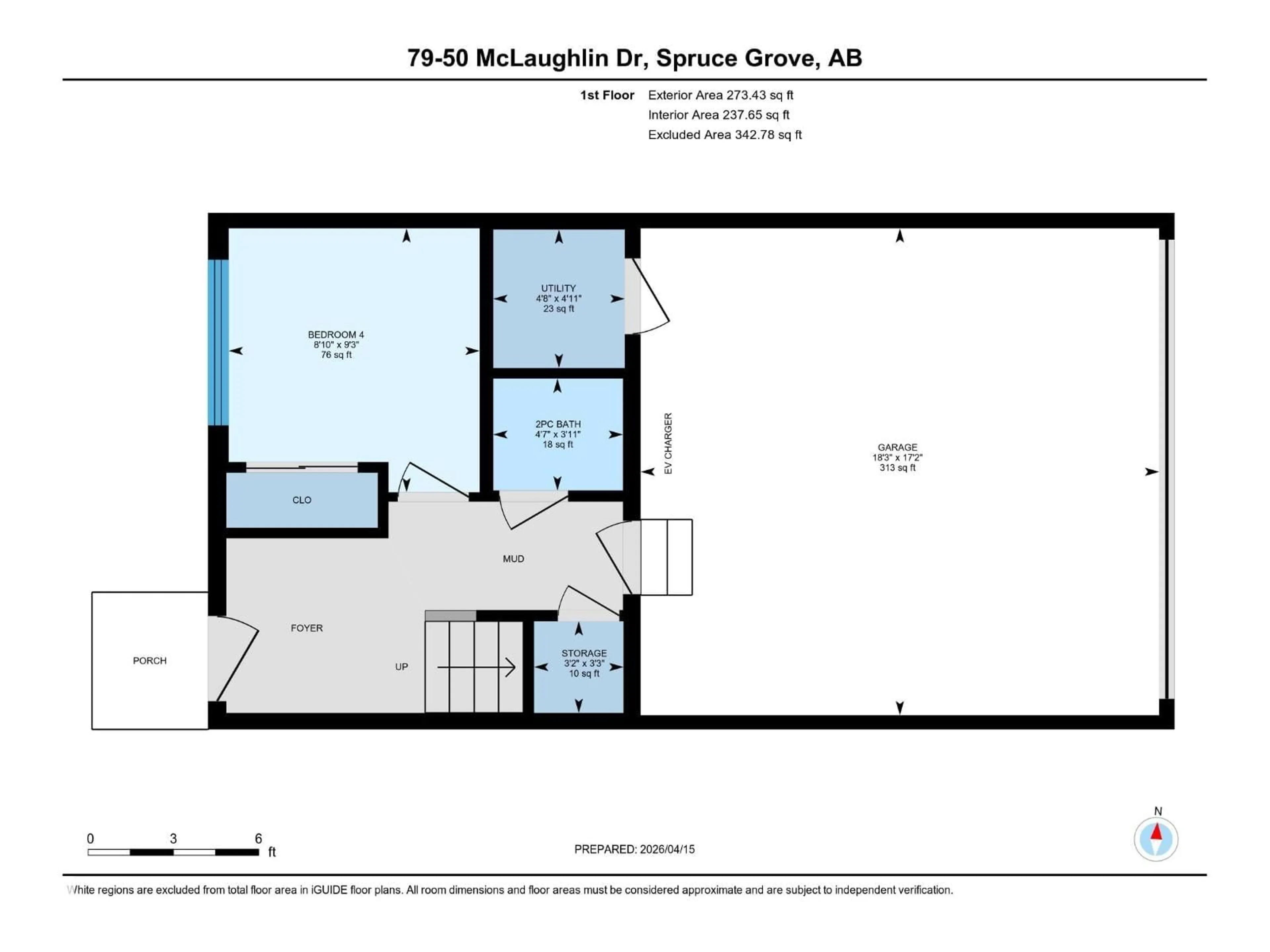 Floor plan for 79 MCLAUGHLIN DR, Spruce Grove Alberta T7X0K3