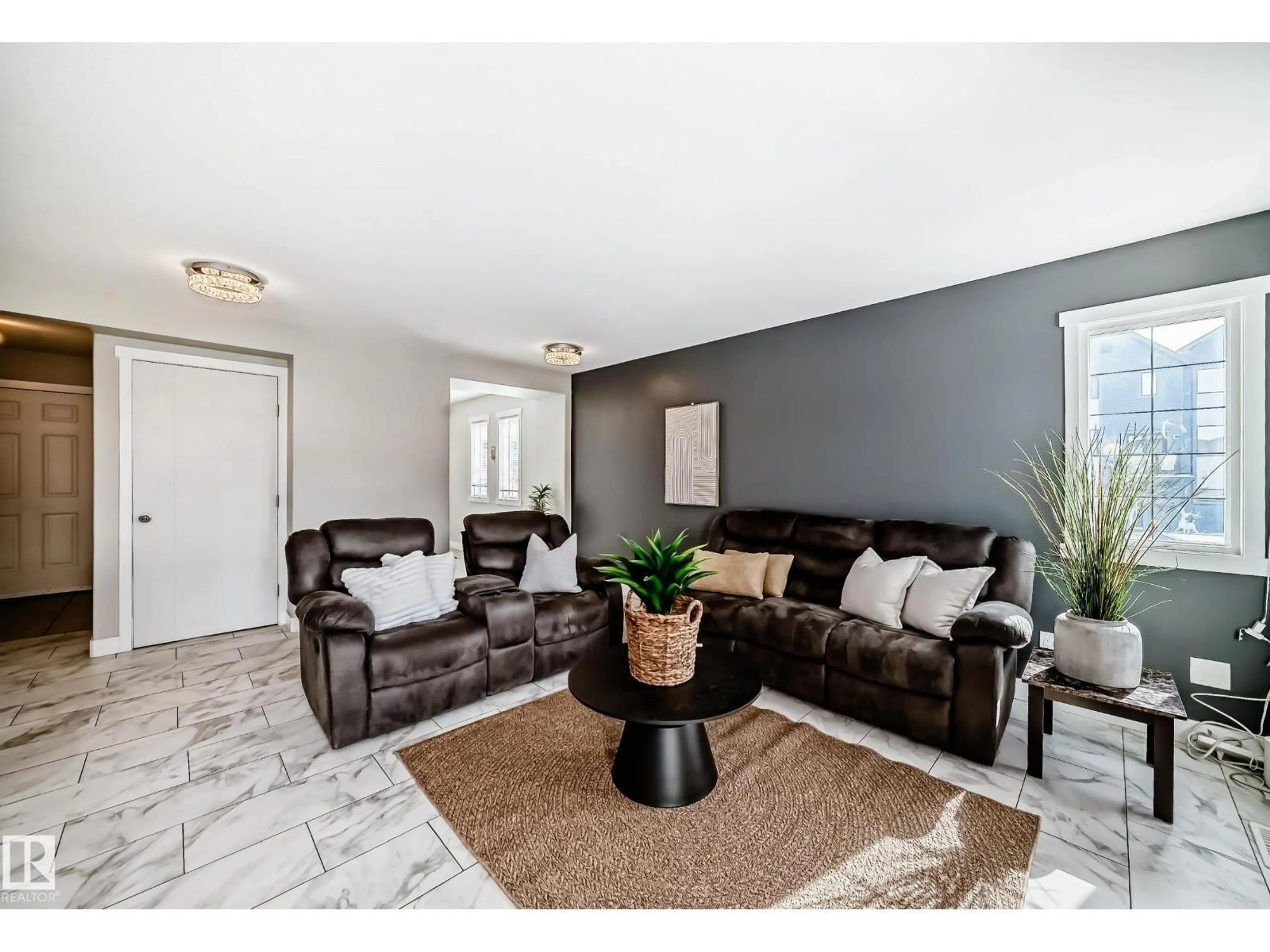 Living room with furniture, unknown for 4404 6 ST, Edmonton Alberta T6T0Z8