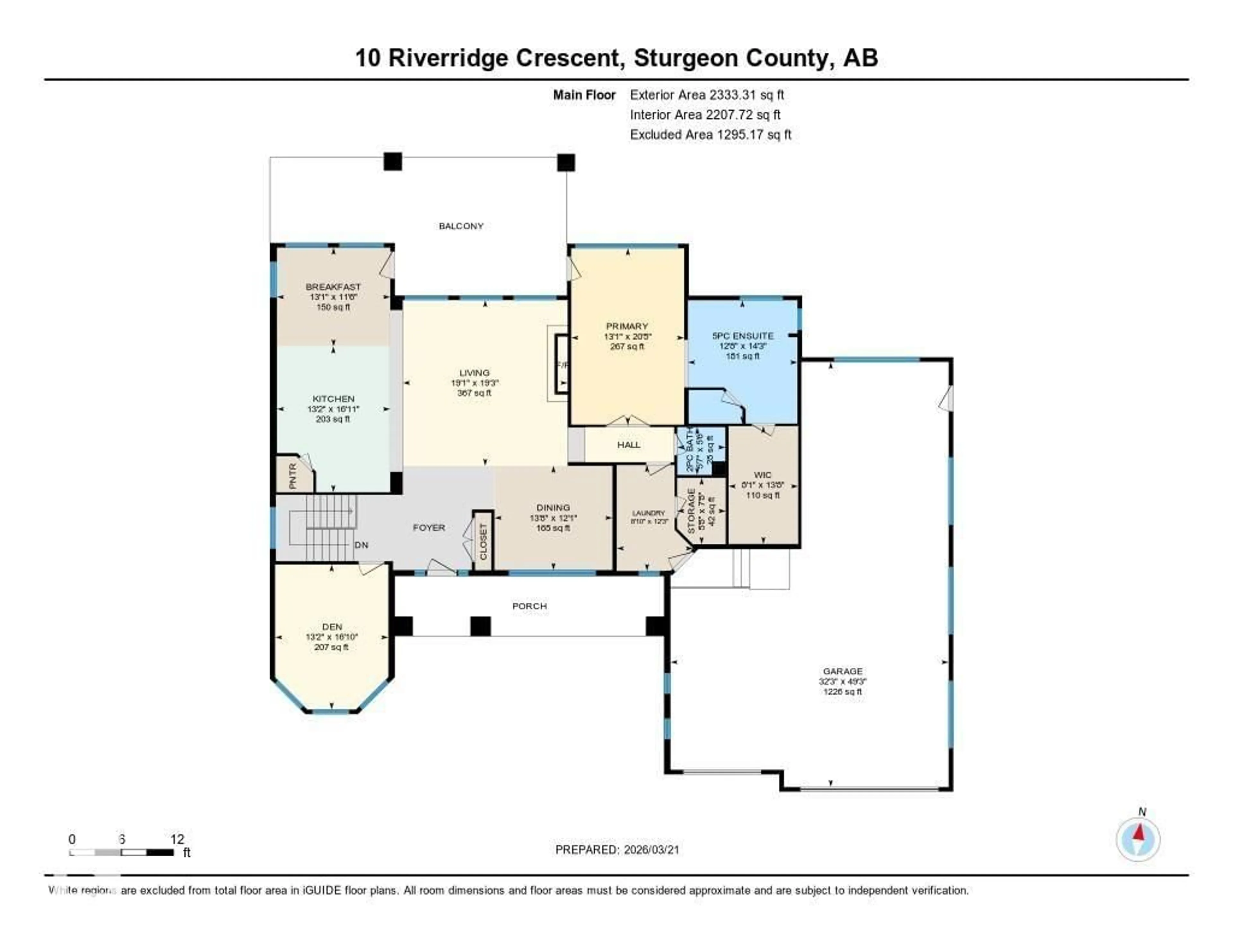 Floor plan for 10 RIVERRIDGE CR, Rural Sturgeon County Alberta T8T0B9