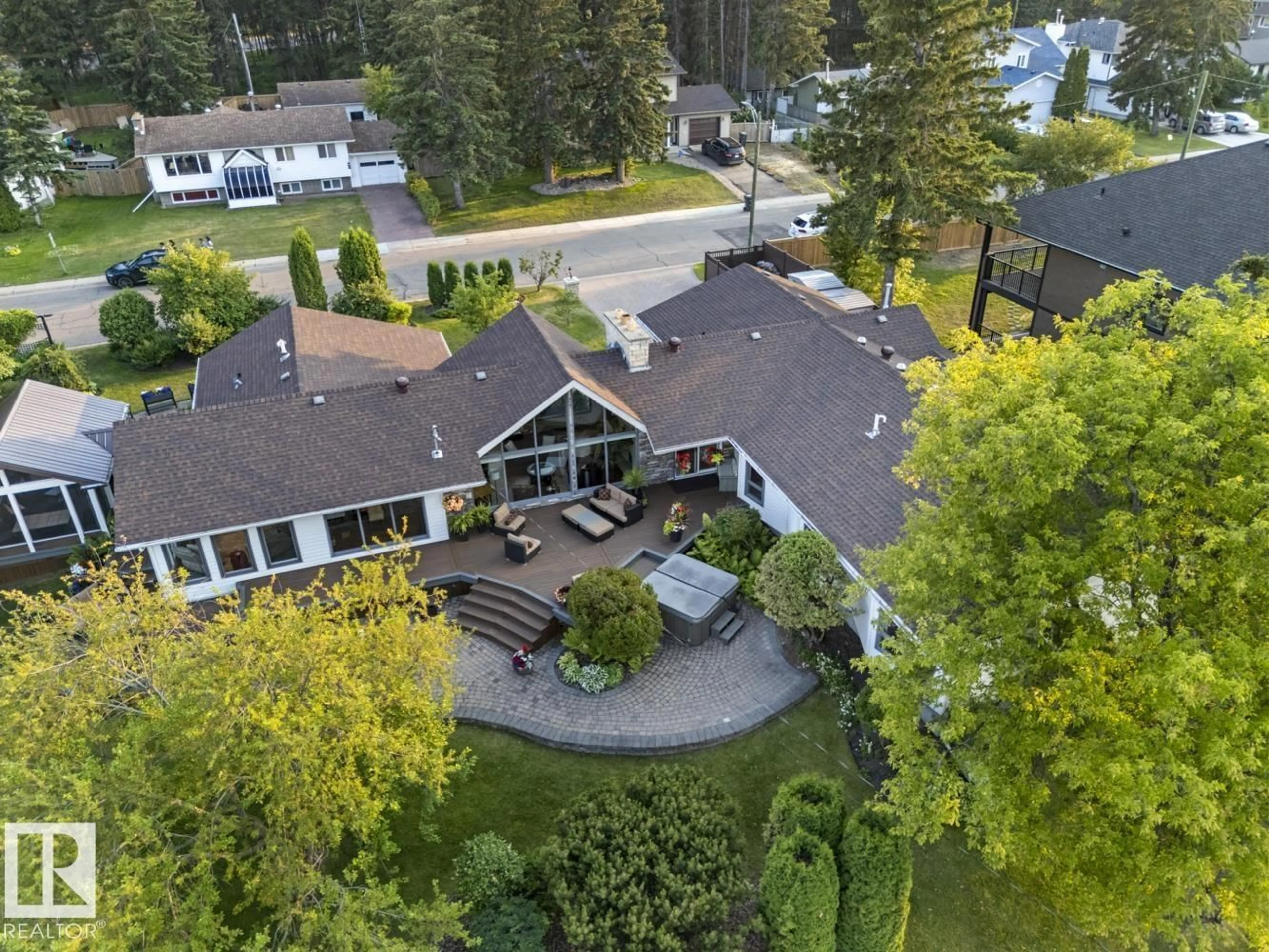 A pic from outside/outdoor area/front of a property/back of a property/a pic from drone, mountain view for 203 PINE AV, Cold Lake Alberta T9M1E5