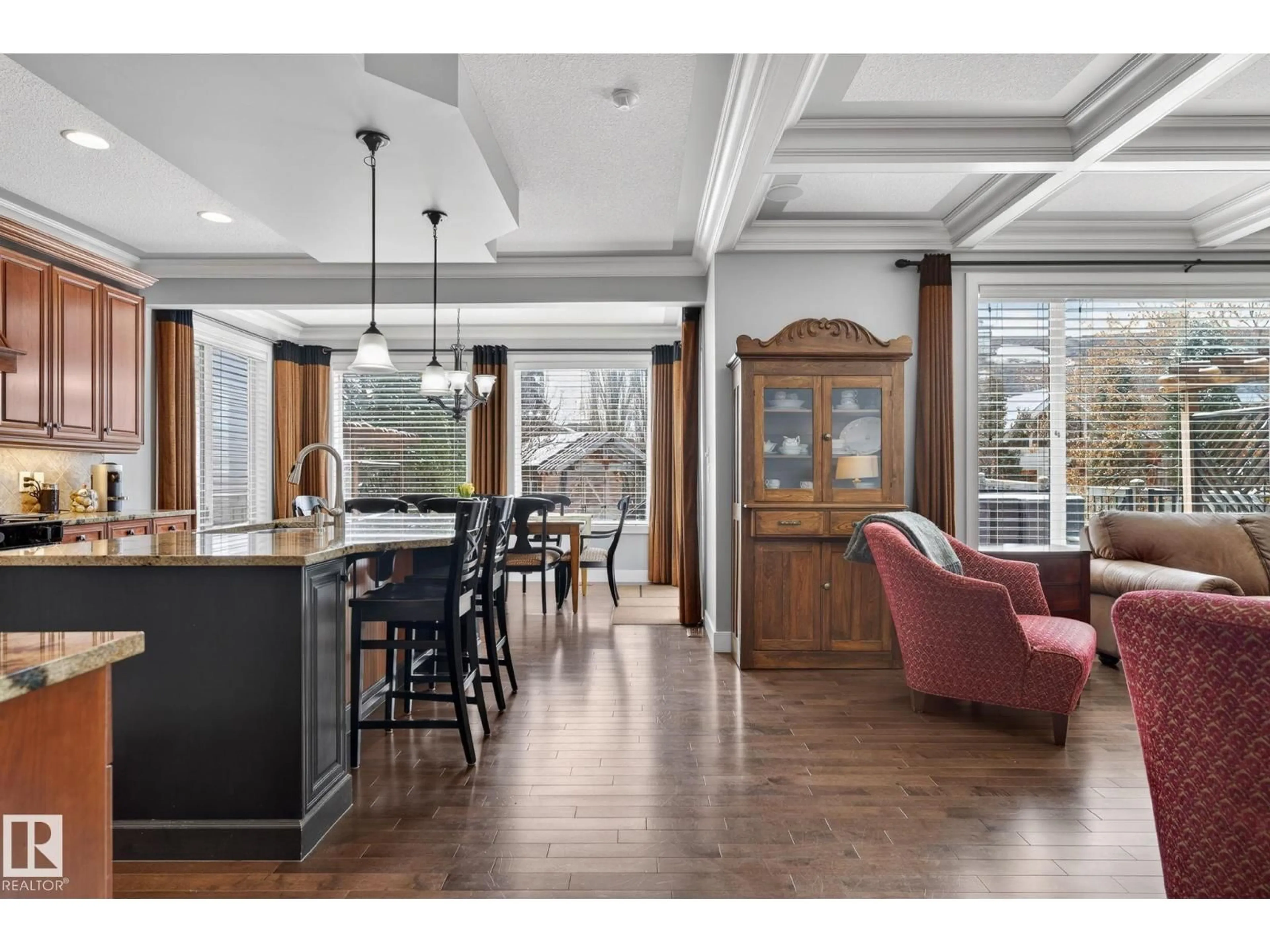 Open concept kitchen, unknown for 20719 51 AV, Edmonton Alberta T6M3A1