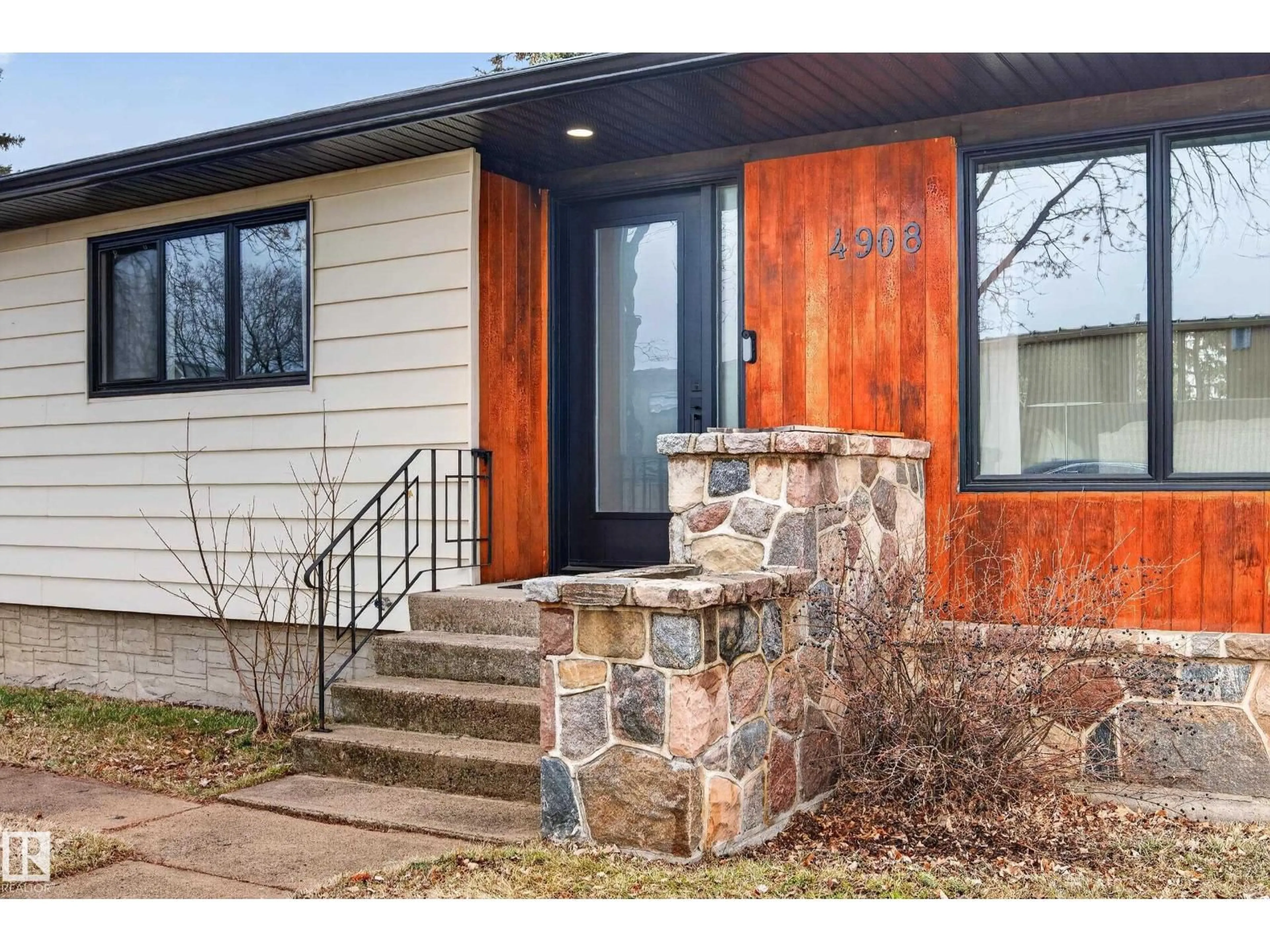 Home with brick exterior material, street for 4908 50 AV, Bruderheim Alberta T0B0S0