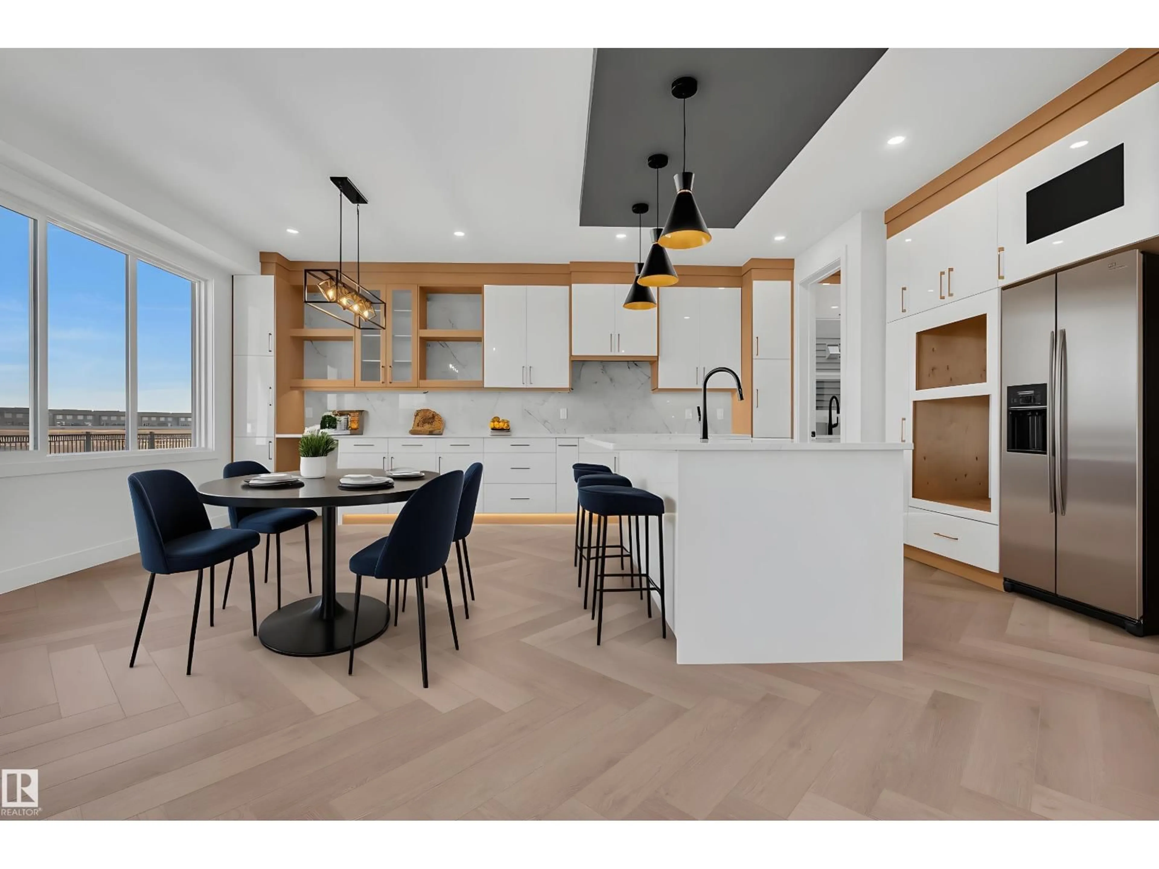 Open concept kitchen, unknown for 177 WYATT RG, Fort Saskatchewan Alberta T8L3Y2