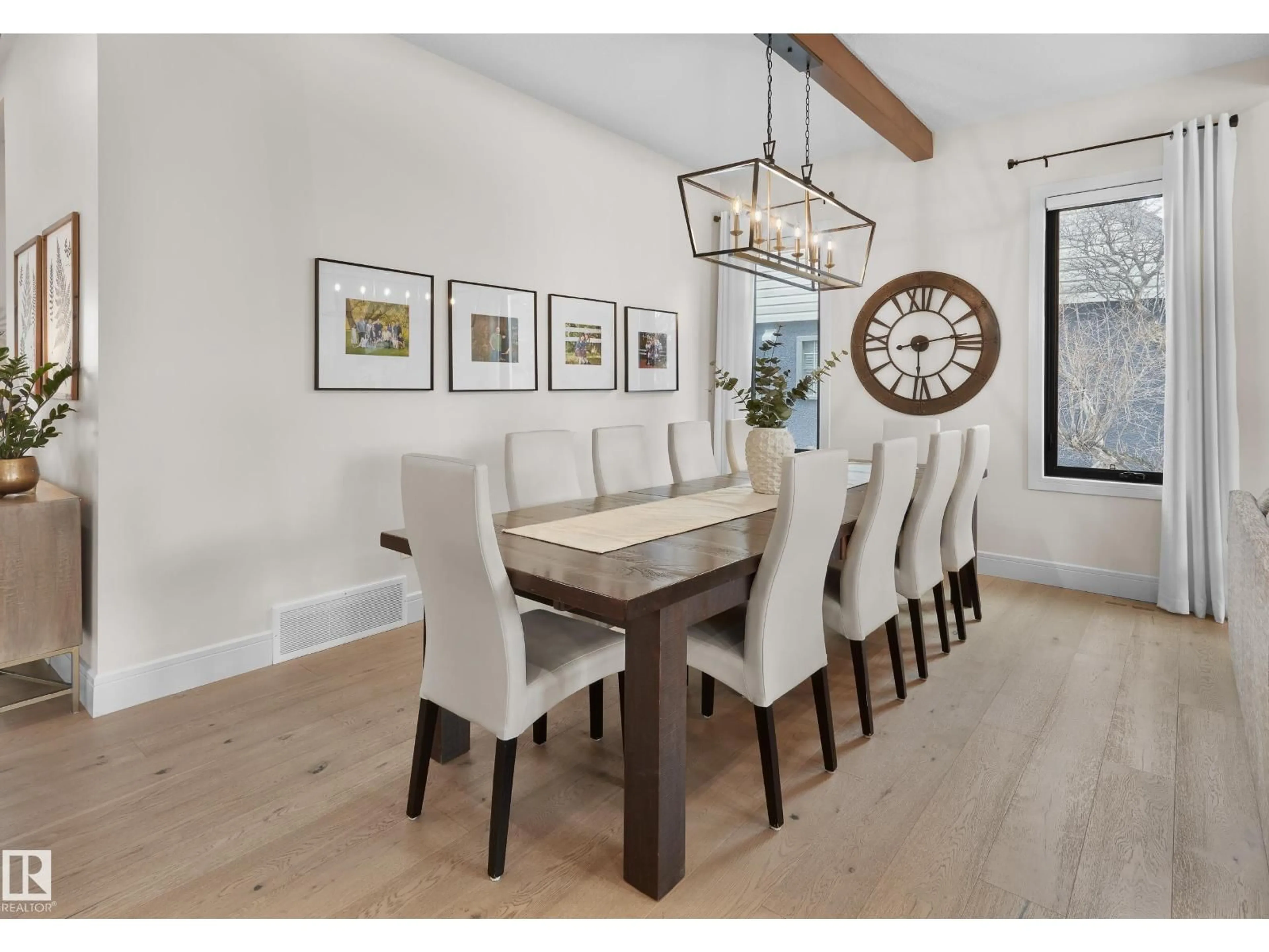 Dining room, wood/laminate floor for NW - 10934 131 ST, Edmonton Alberta T5M1B4