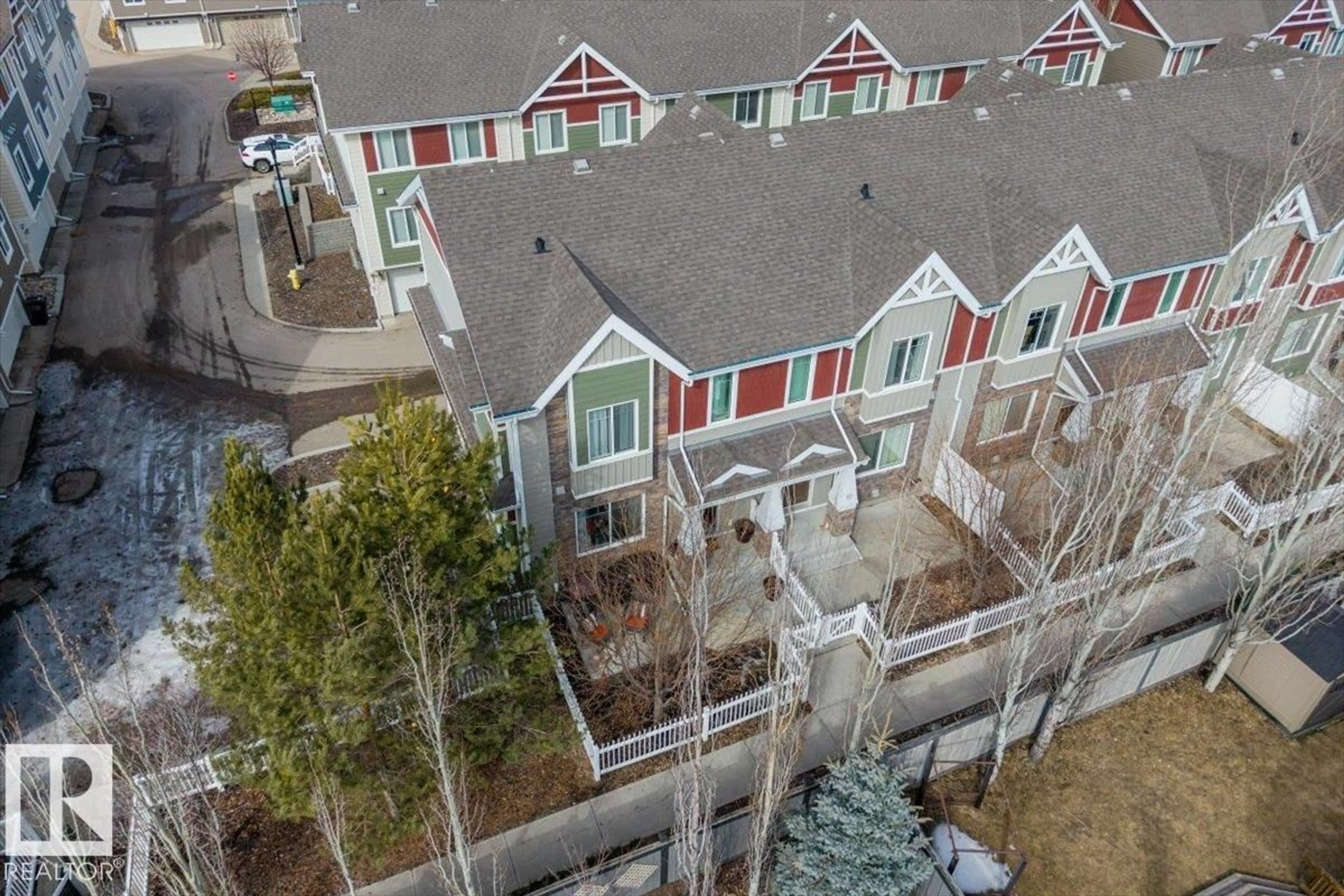 A pic from outside/outdoor area/front of a property/back of a property/a pic from drone, city buildings view from balcony for #9 - 2003 RABBIT HILL RD, Edmonton Alberta T6R0R7