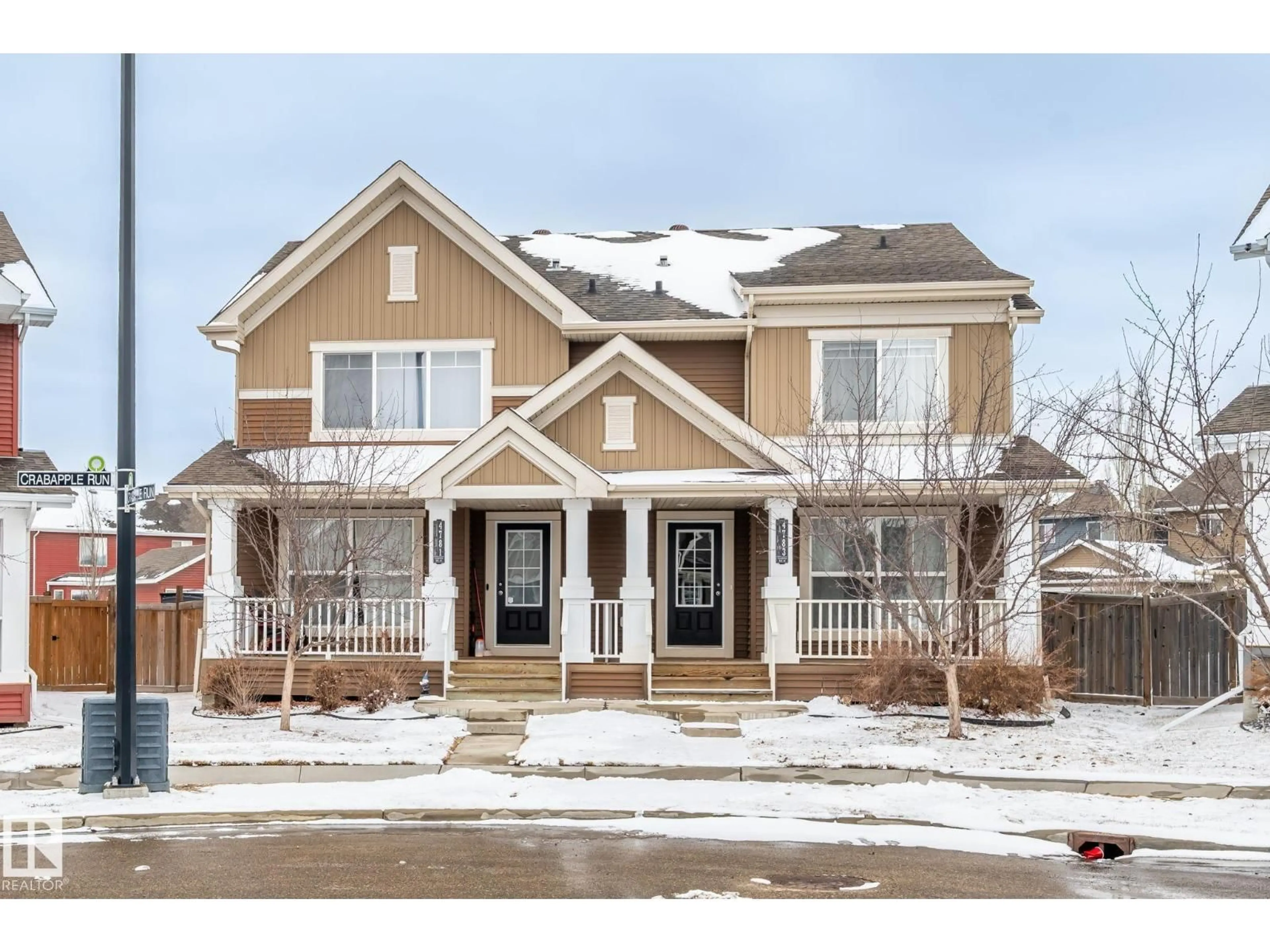 Home with brick exterior material, street for 4783 CRABAPPLE RUN, Edmonton Alberta T6X0X7