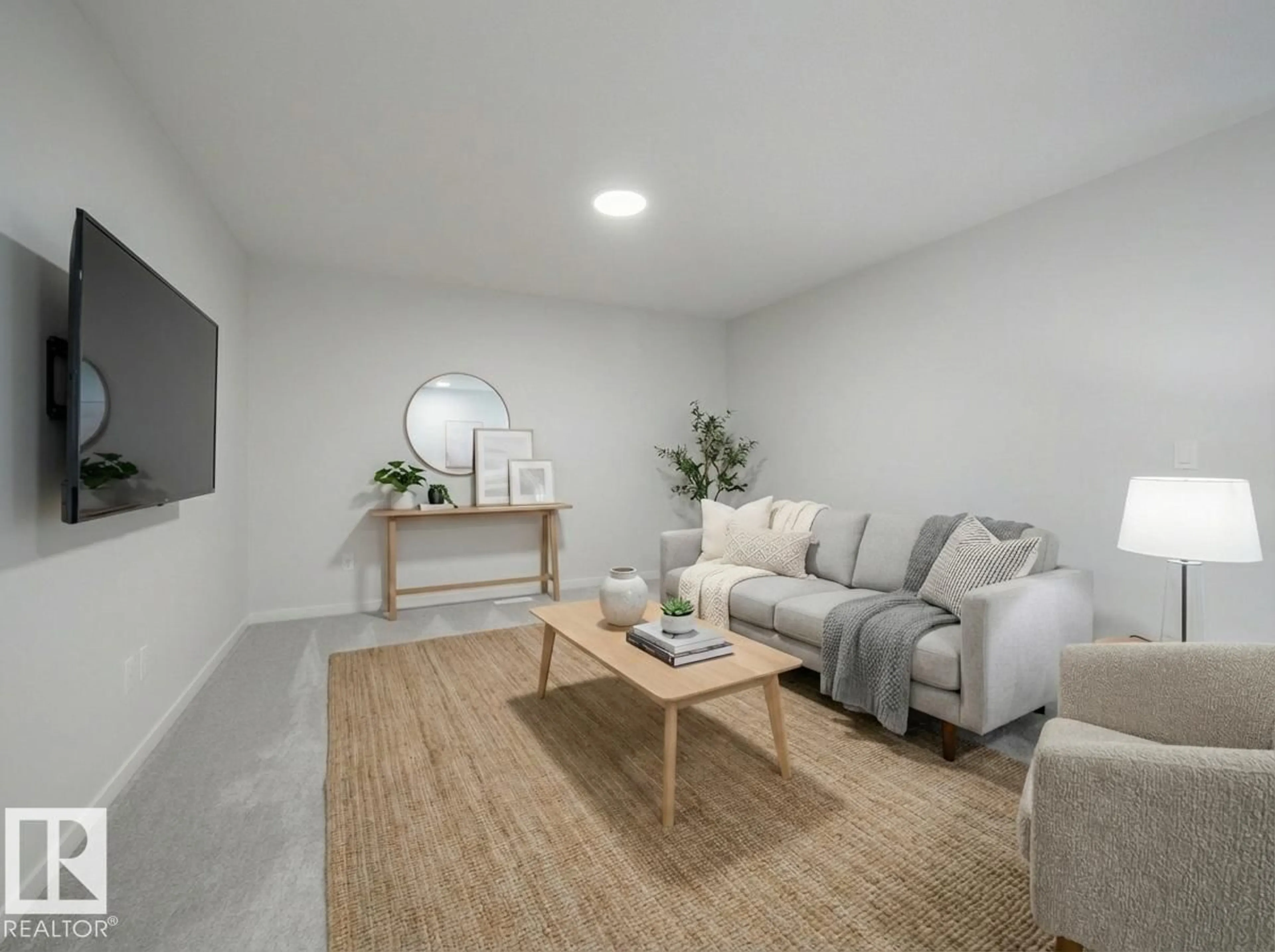 Living room with furniture, unknown for 19430 22A AV, Edmonton Alberta T6M3J2