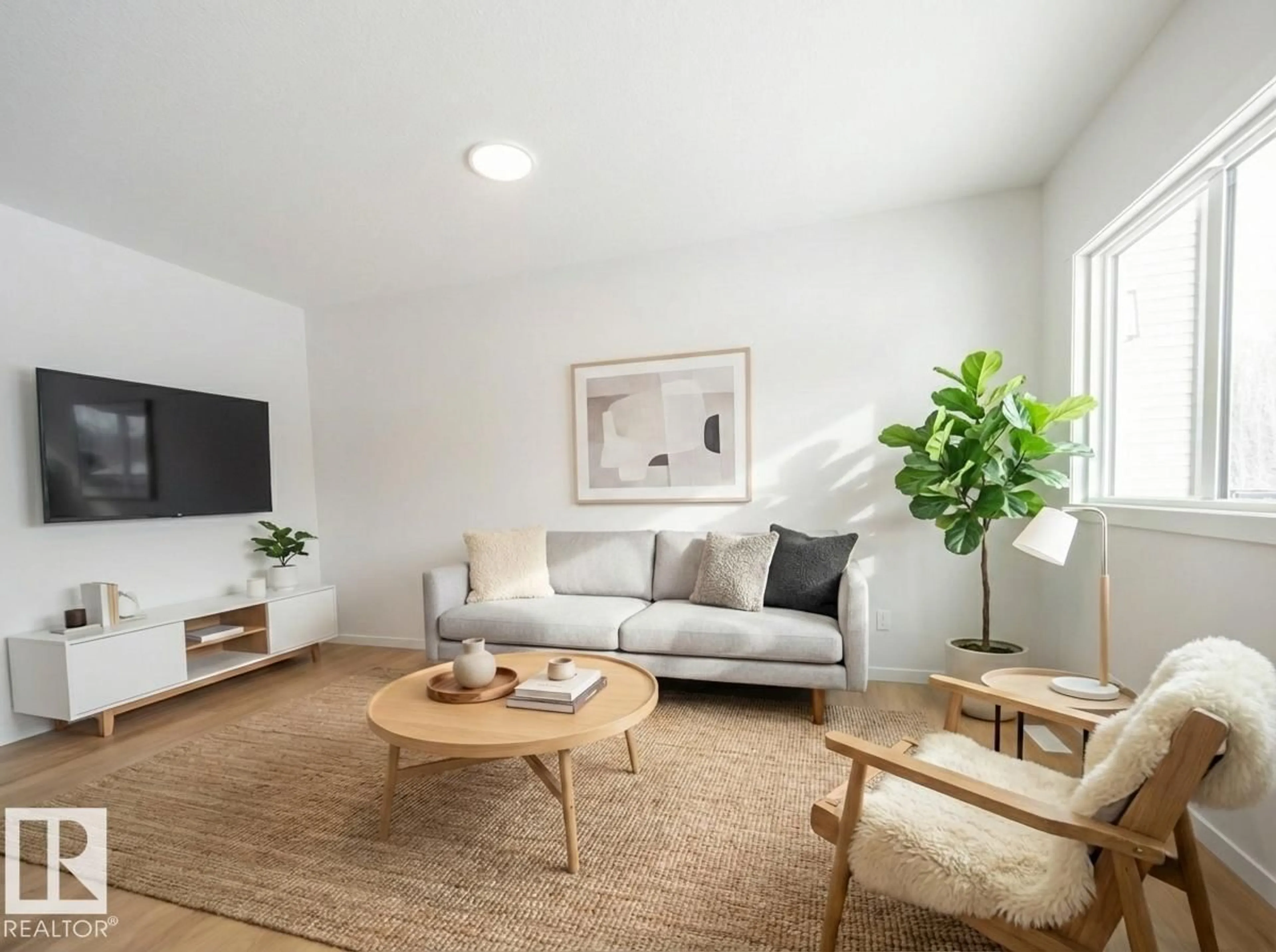 Living room with furniture, unknown for 19511 30 AV, Edmonton Alberta T6M3M1