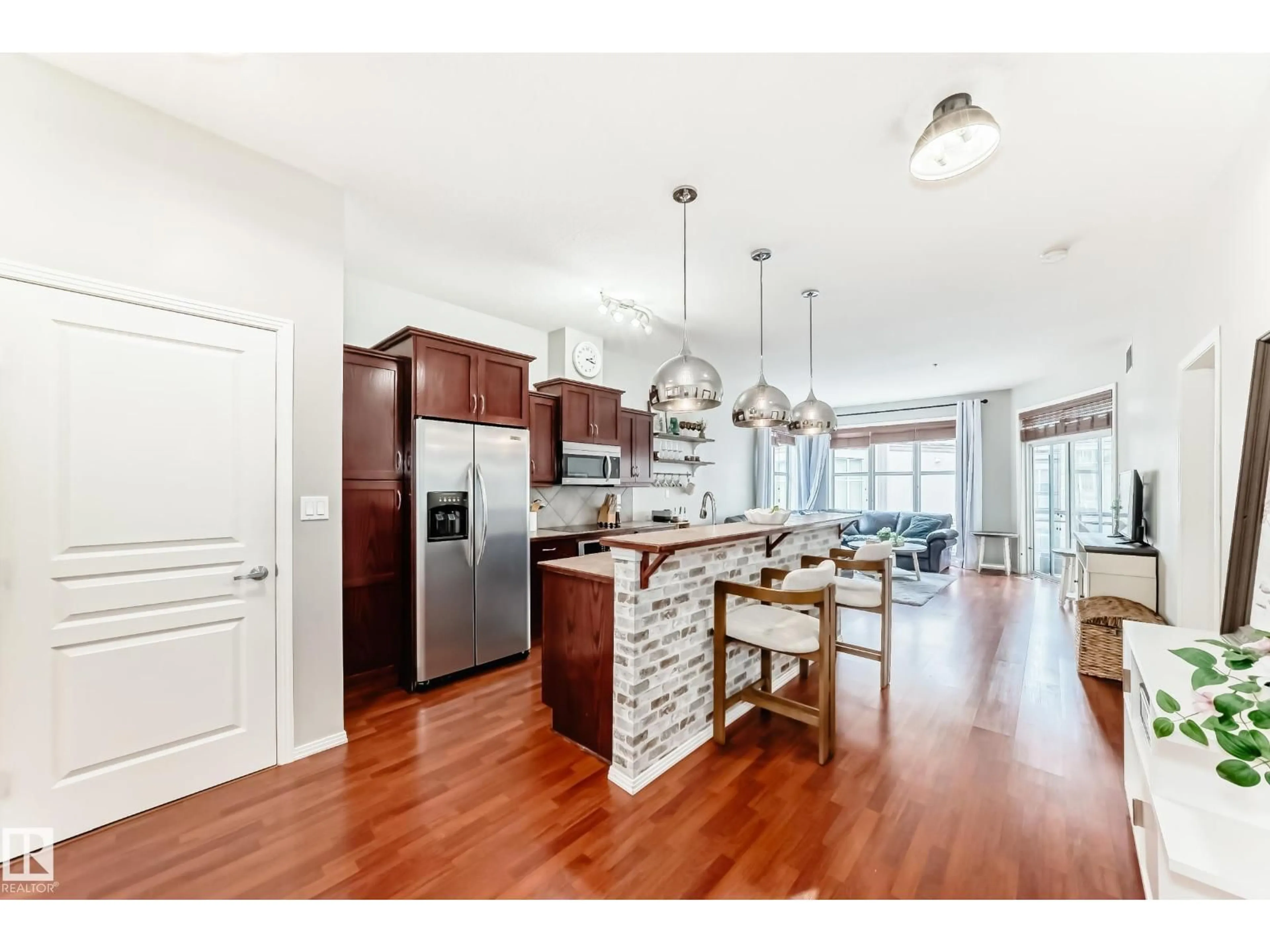 Open concept kitchen, unknown for 360 4823 104A ST NW, Edmonton Alberta T6R0R5