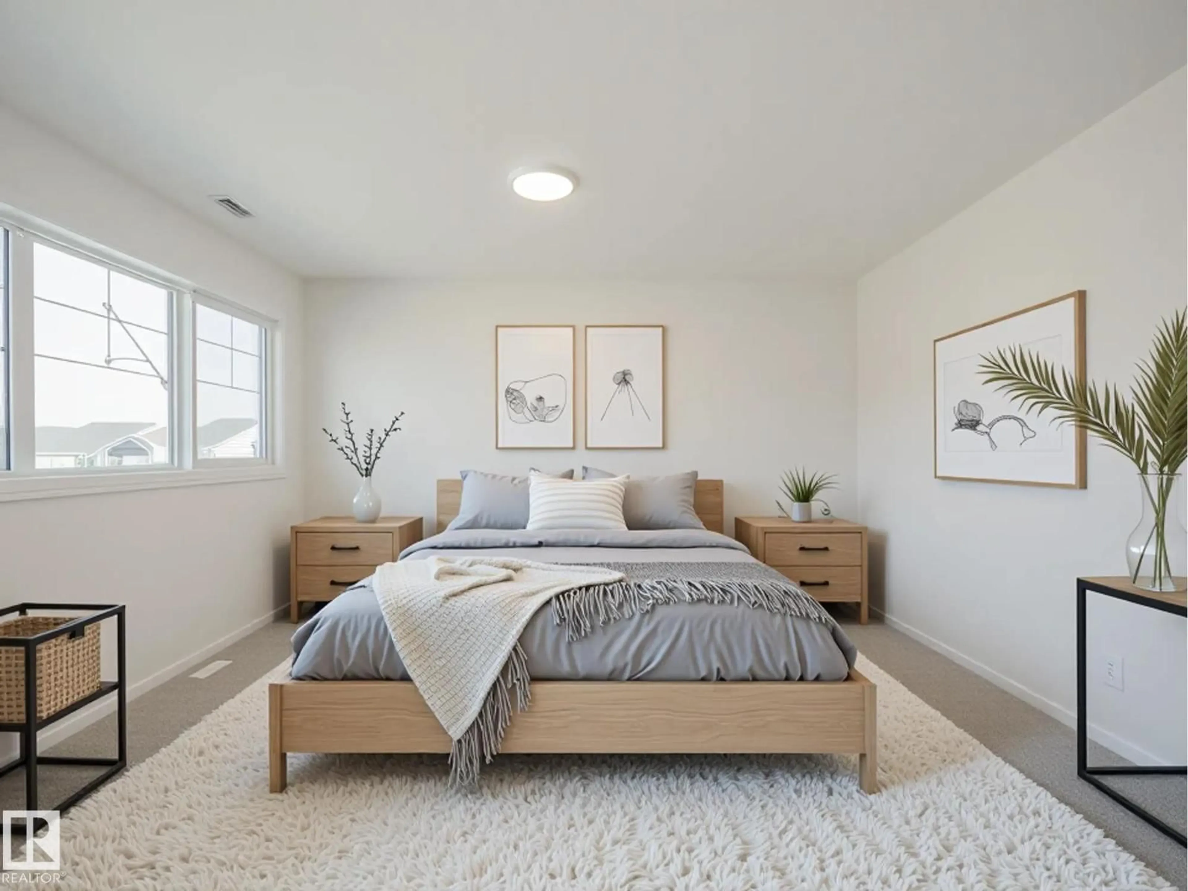 Bedroom with bed, unknown for 28 NERINE CR, St. Albert Alberta T8N8E9