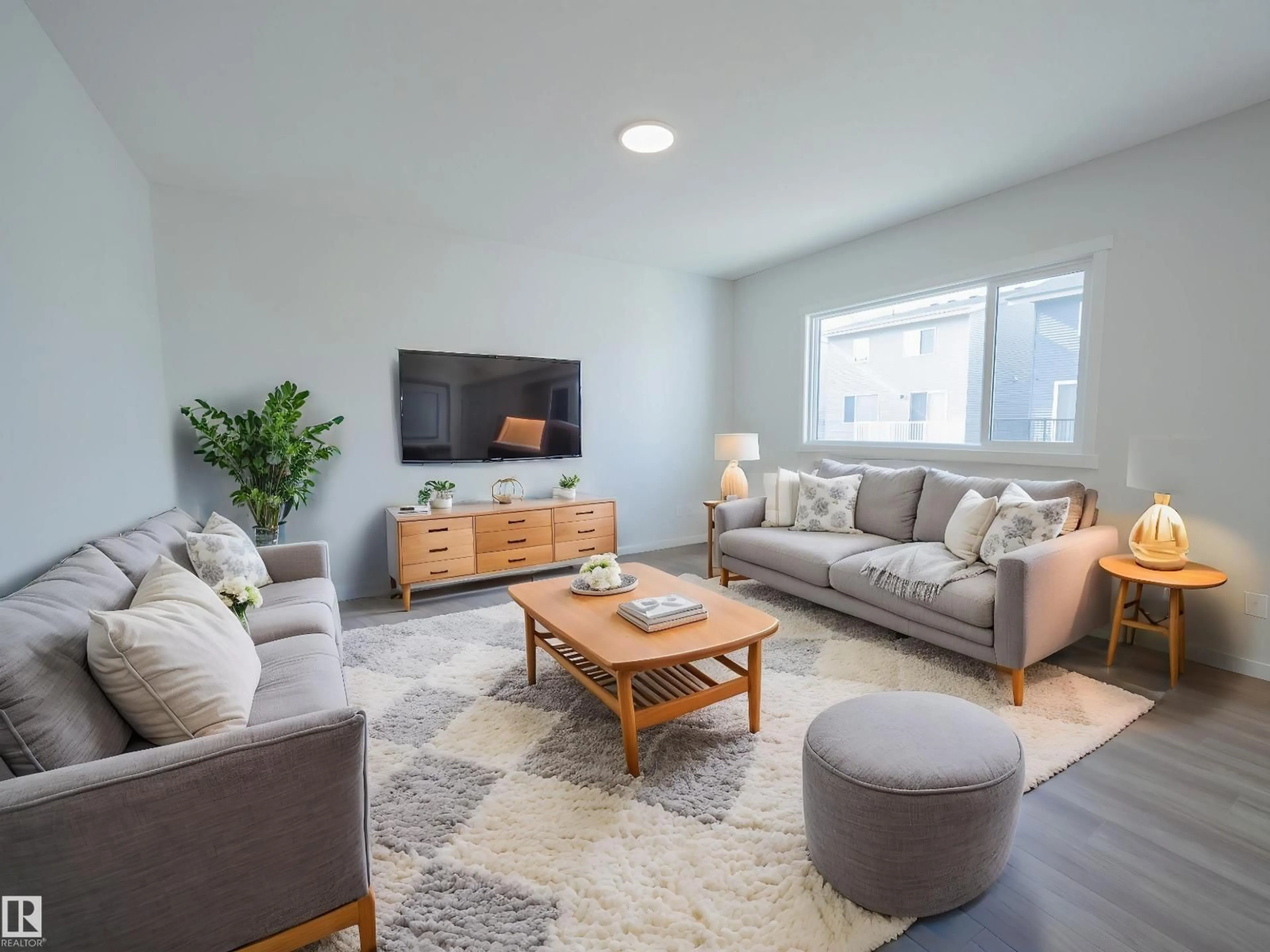 Living room with furniture, unknown for 947 18 AV, Edmonton Alberta T6T2X3