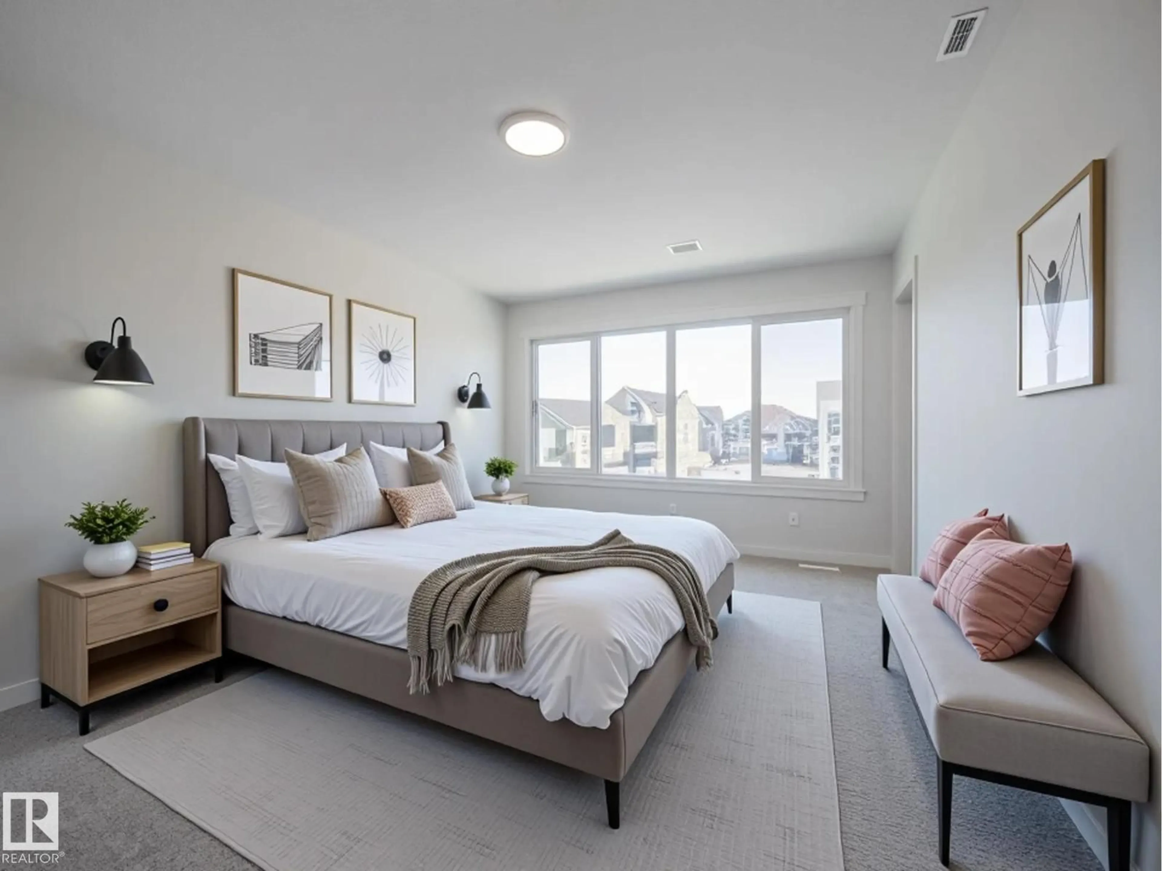 Bedroom with bed, unknown for NW - 9328 230 ST, Edmonton Alberta T5T7Y7