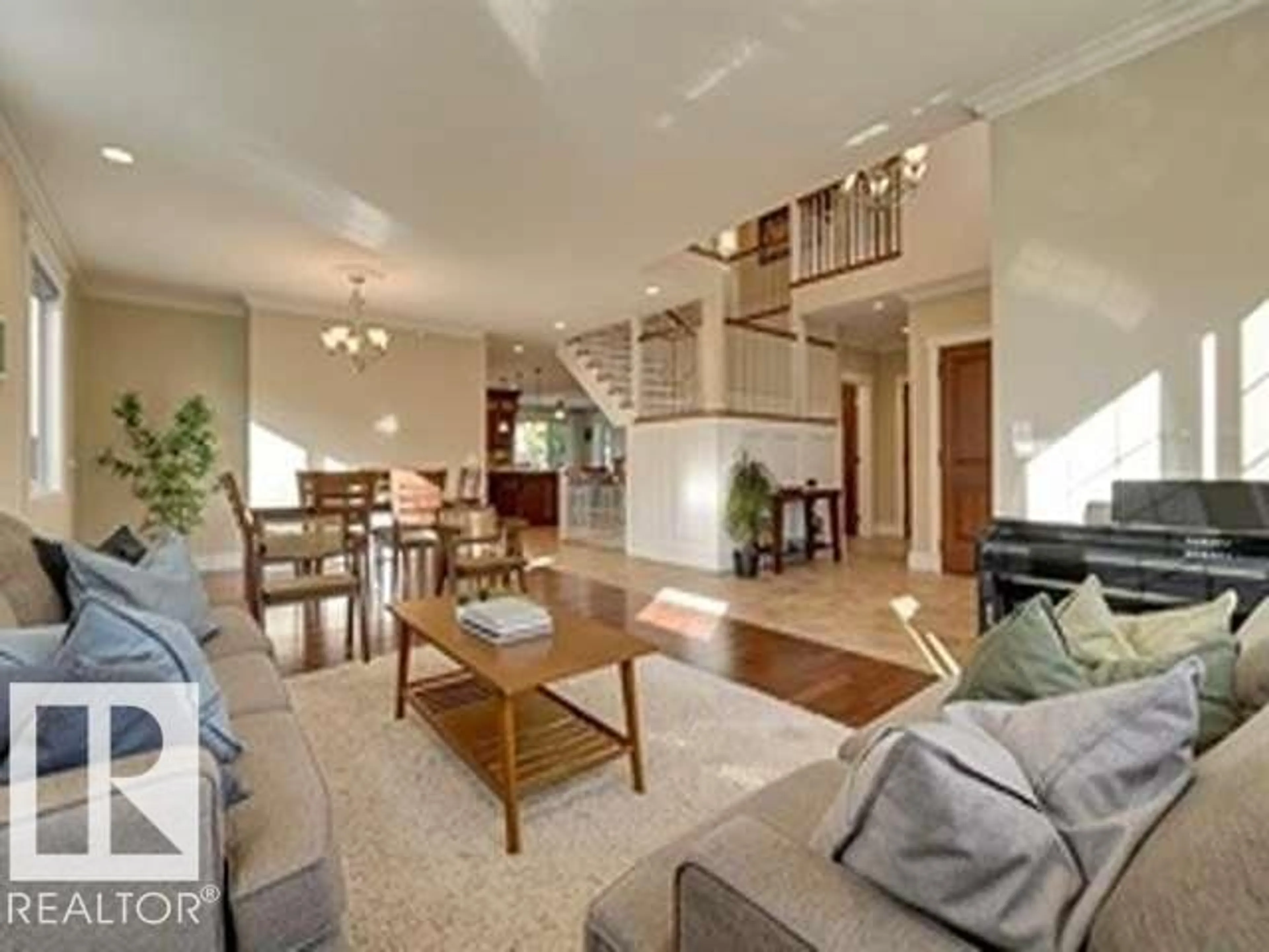 Living room with furniture, unknown for NW - 10836 130 STREET, Edmonton Alberta T5M0Y9