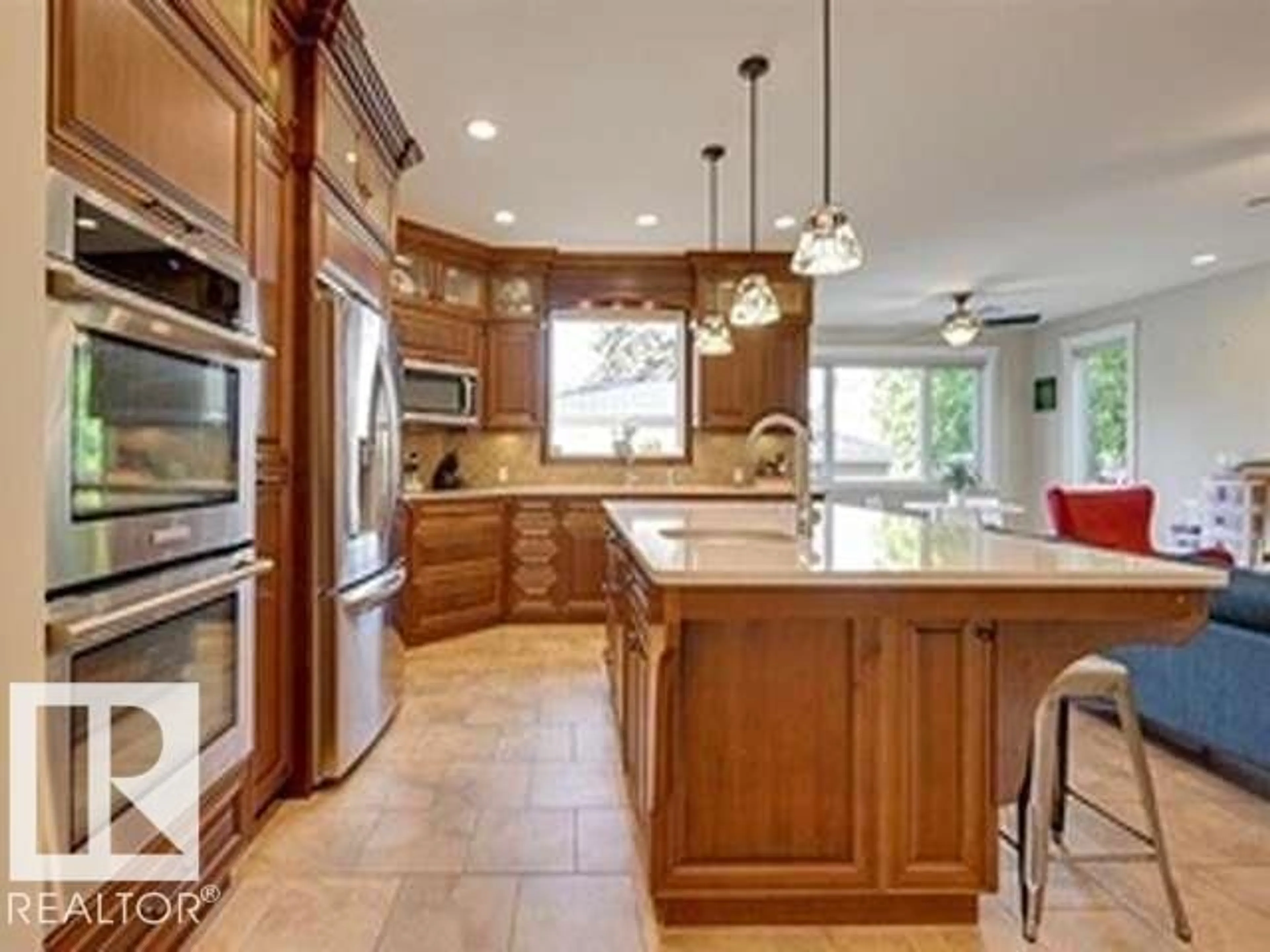 Open concept kitchen, ceramic/tile floor for NW - 10836 130 STREET, Edmonton Alberta T5M0Y9