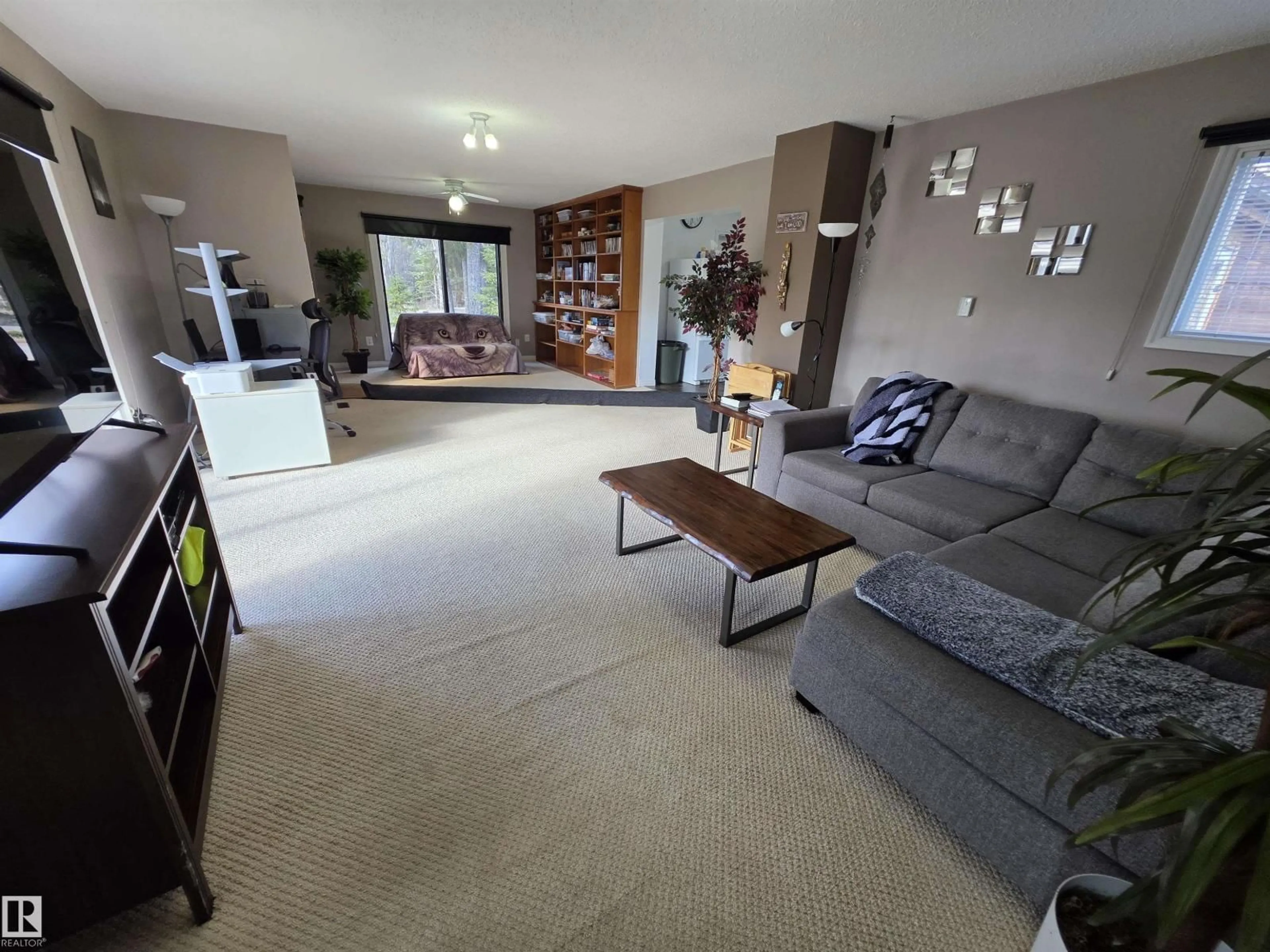 Living room with furniture, unknown for 4929 53 ST, Entwistle Alberta T0E0S0