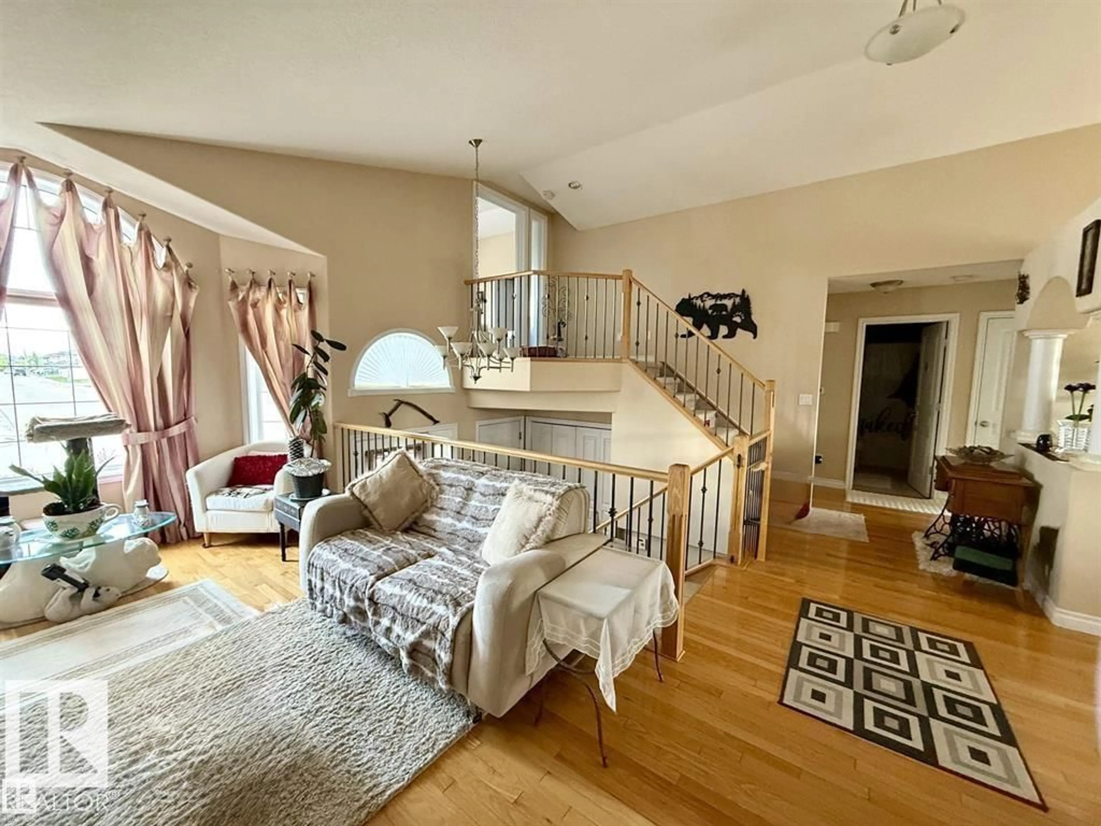 Living room with furniture, unknown for 16832 79 ST, Edmonton Alberta T5Z3Y9