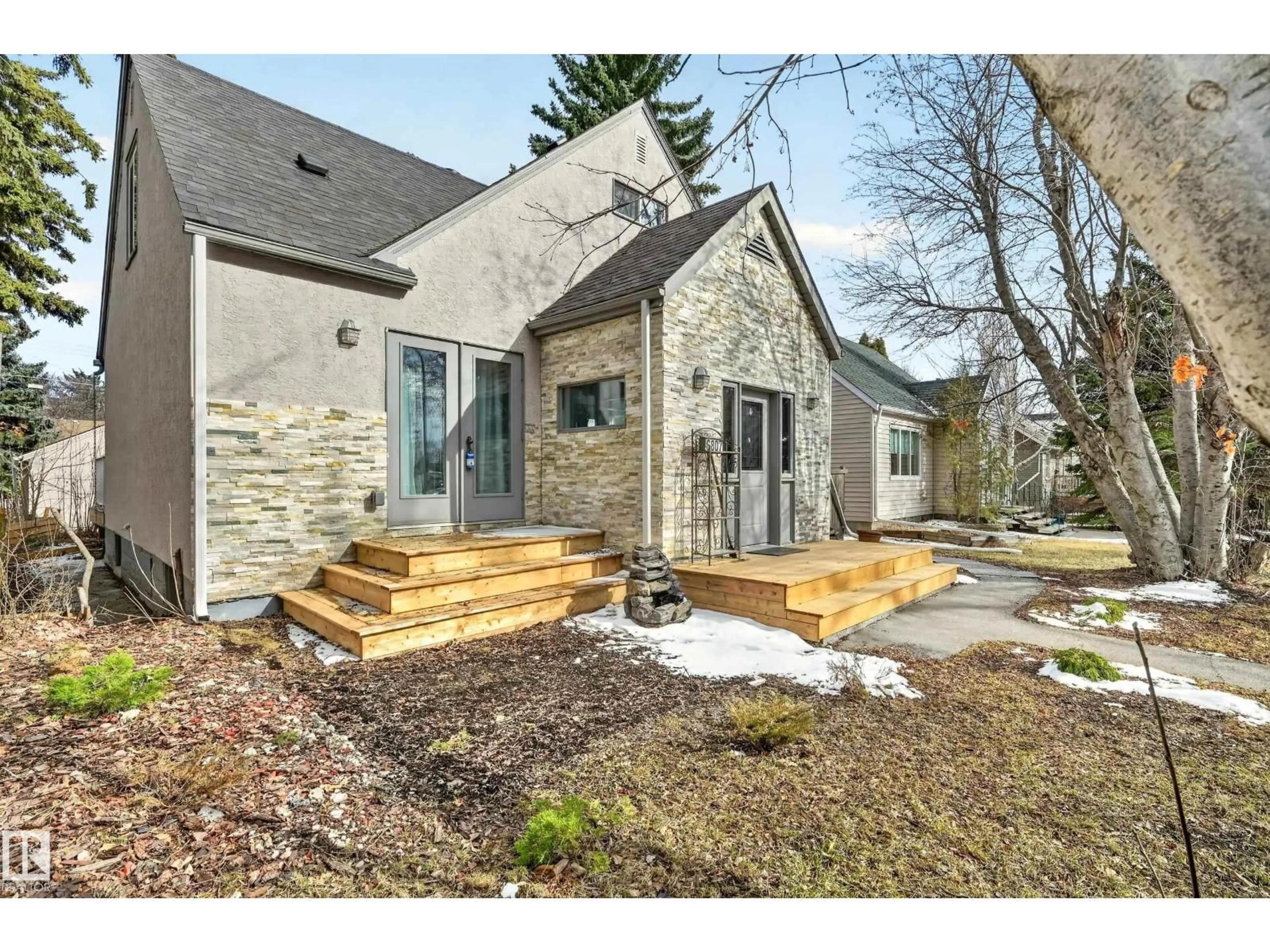 Home with brick exterior material, street for 6807 112A ST NW, Edmonton Alberta T6H3K5