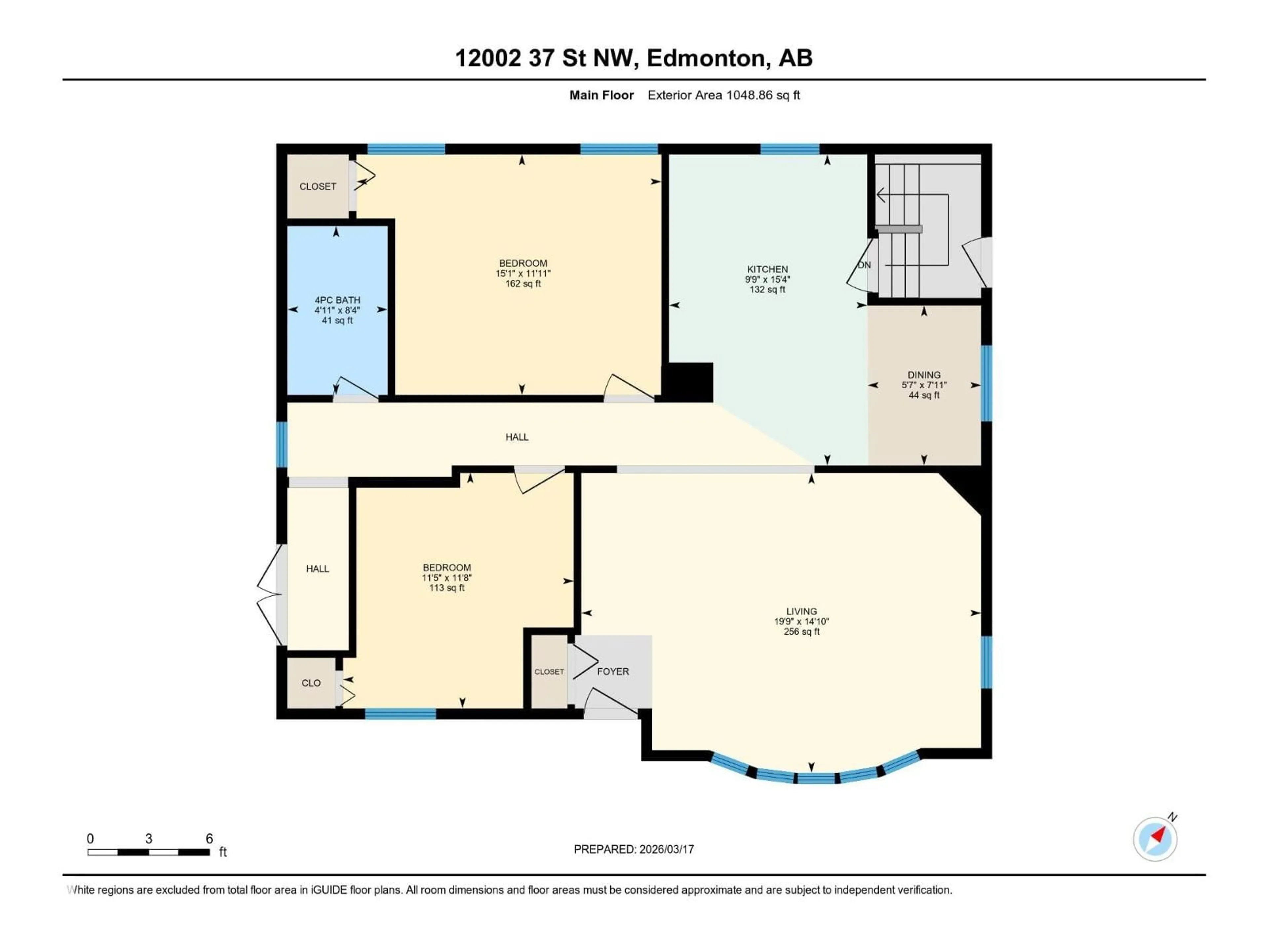 Floor plan for NW - 12002 37 ST, Edmonton Alberta T5W2C3