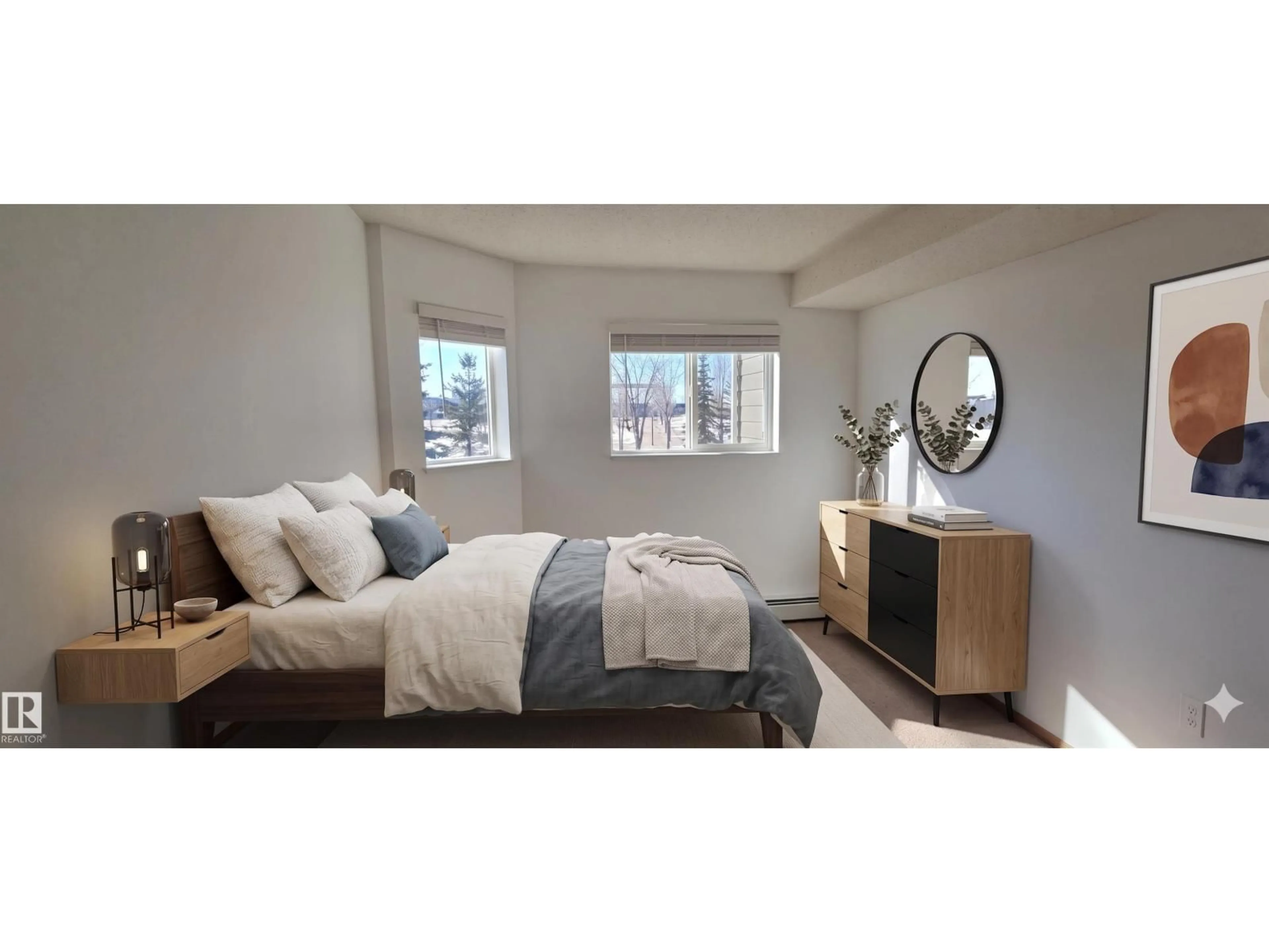 Bedroom with bed, unknown for #208A - 260 SPRUCE RIDGE RD, Spruce Grove Alberta T7X0A1