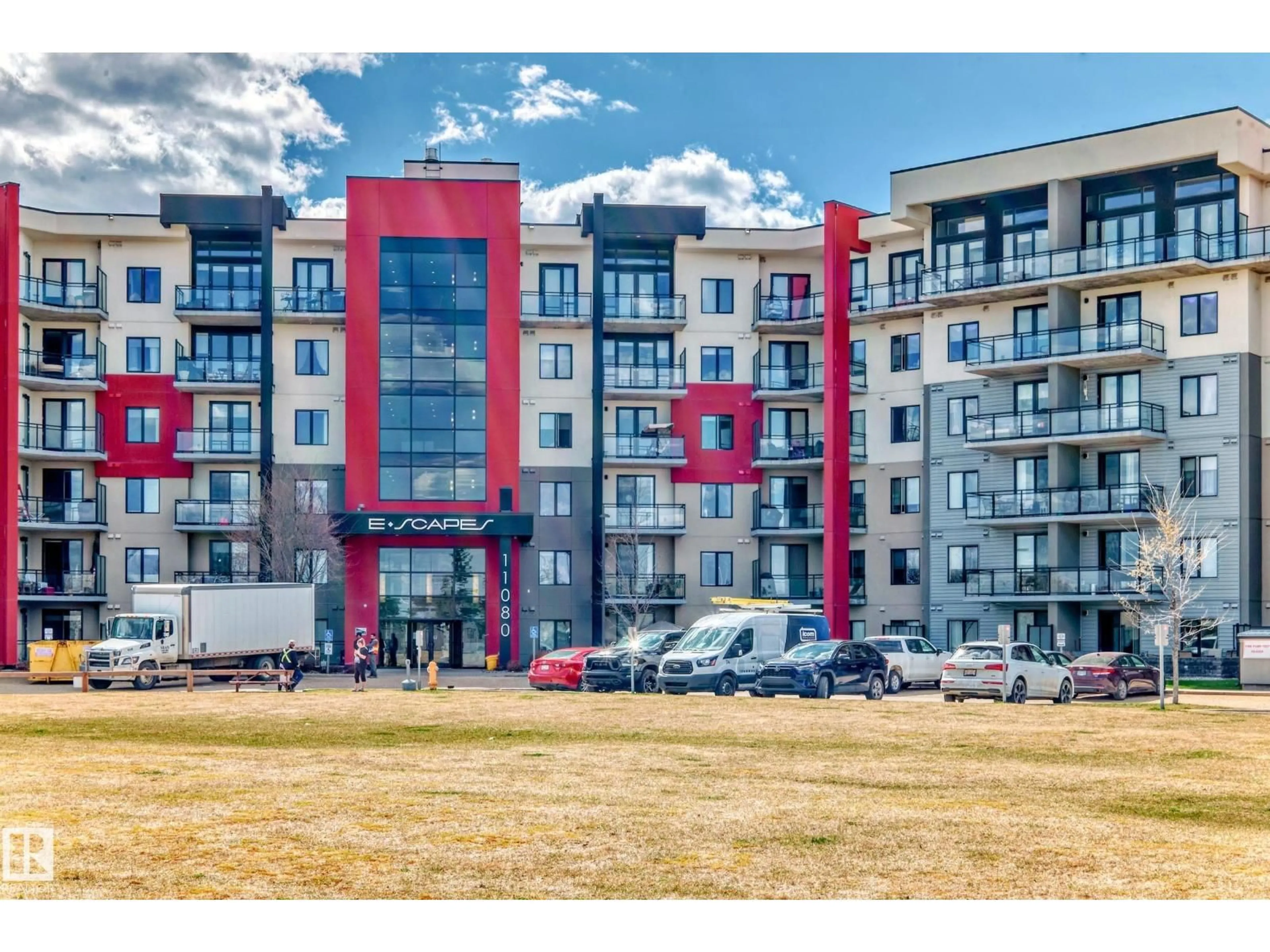 A pic from outside/outdoor area/front of a property/back of a property/a pic from drone, unknown for 506 - 11080 ELLERSLIE RD, Edmonton Alberta T6W2C2