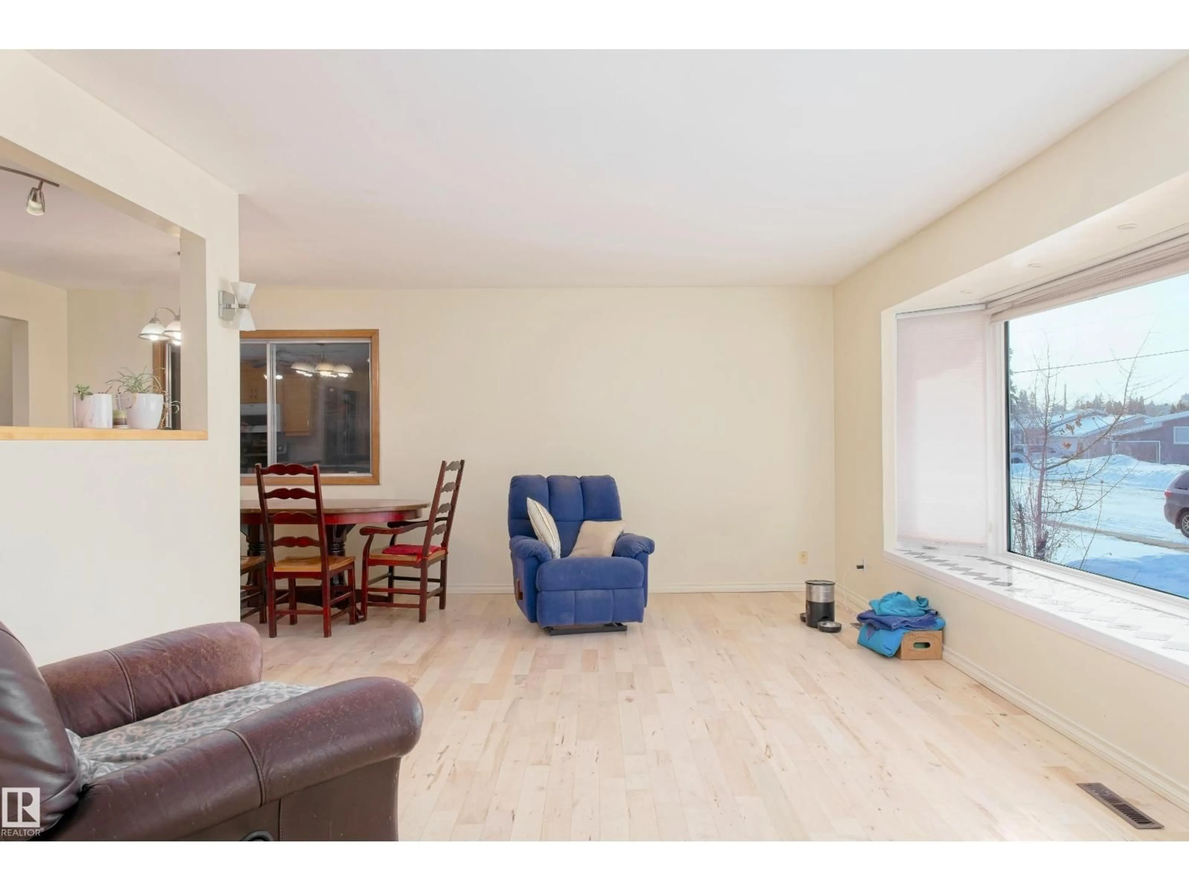 Living room with furniture, unknown for 4706 54 AV, Barrhead Alberta T7N1K9