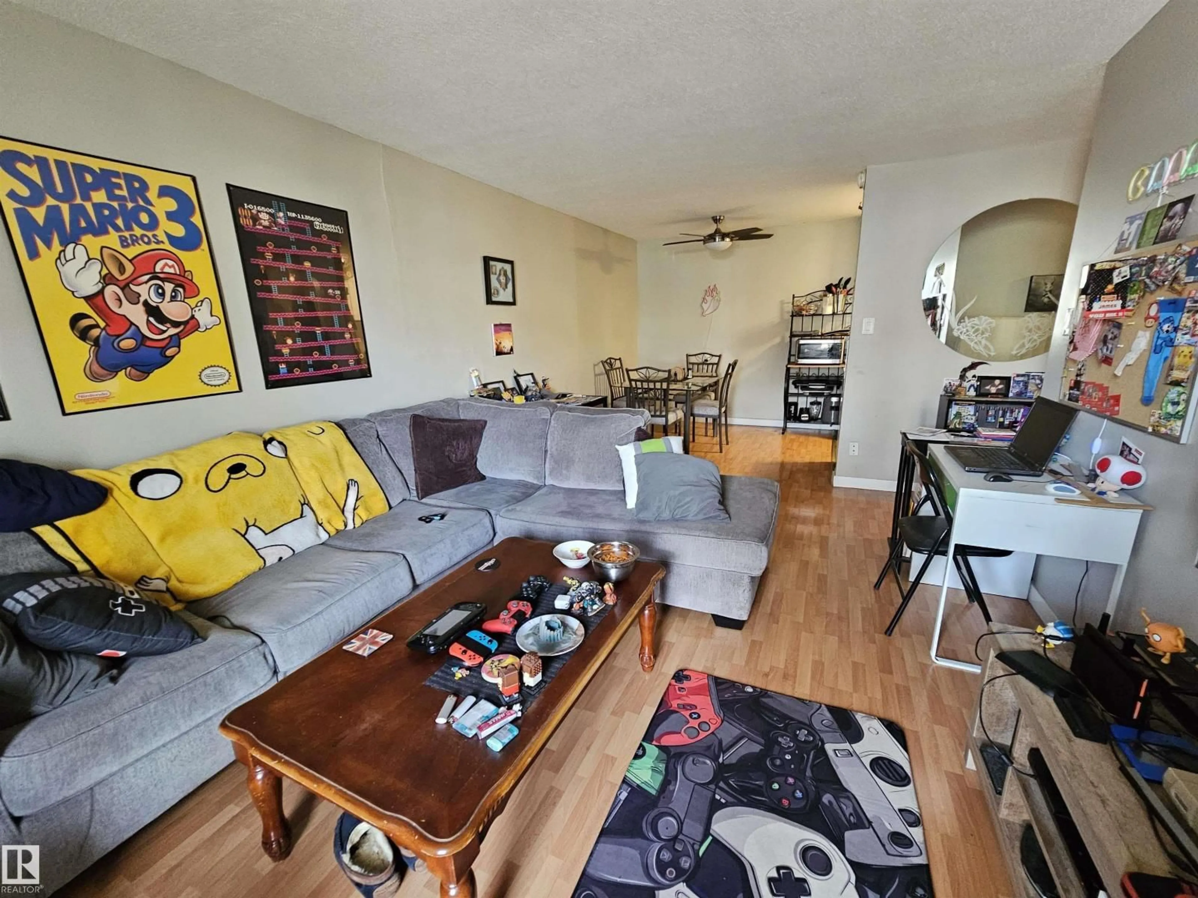 Living room with furniture, unknown for #8 - 10616 123 ST NW, Edmonton Alberta T5N1P2