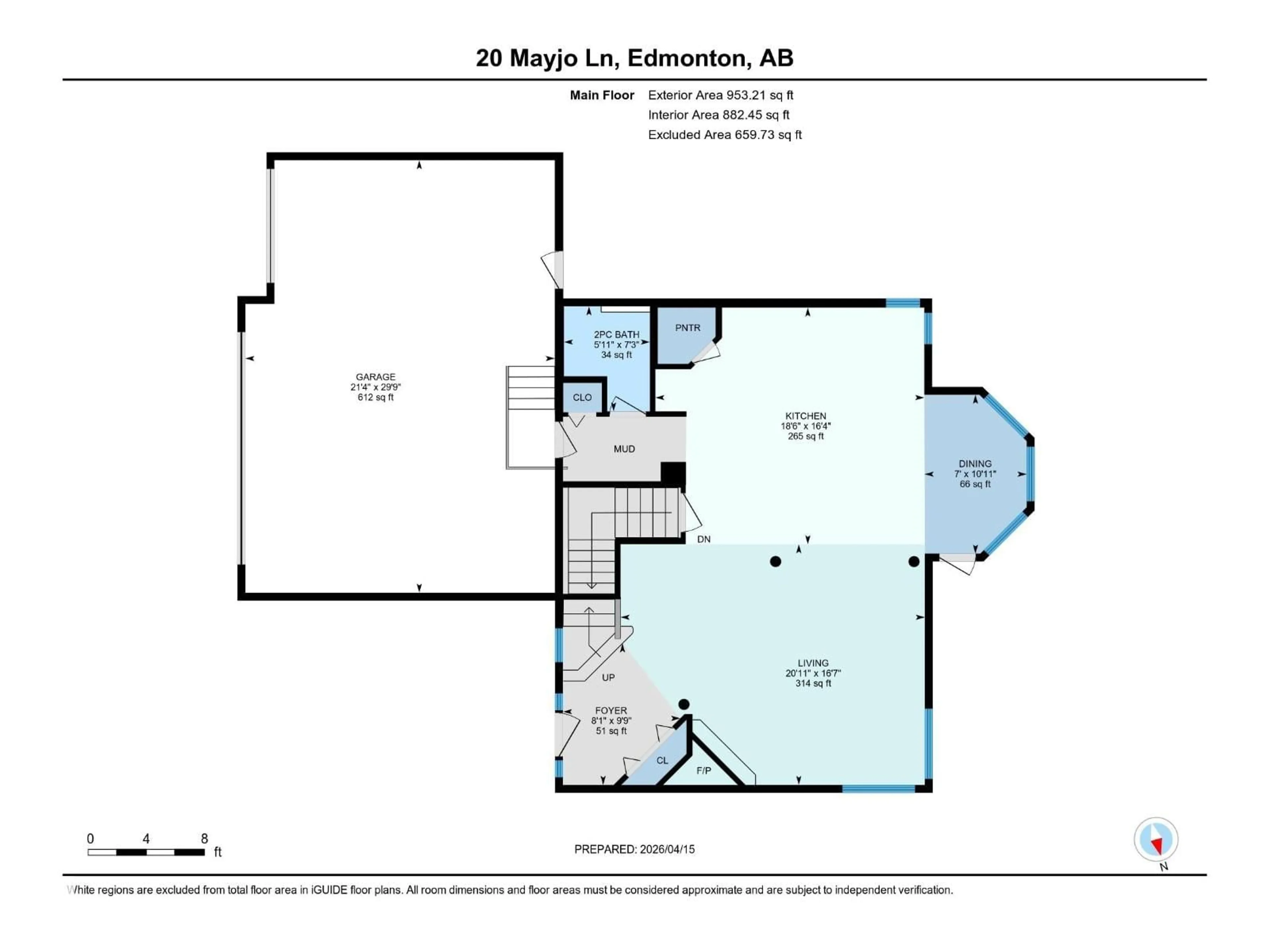 Floor plan for 53302 - 20 RGE ROAD 261, Rural Parkland County Alberta T7Y1A7