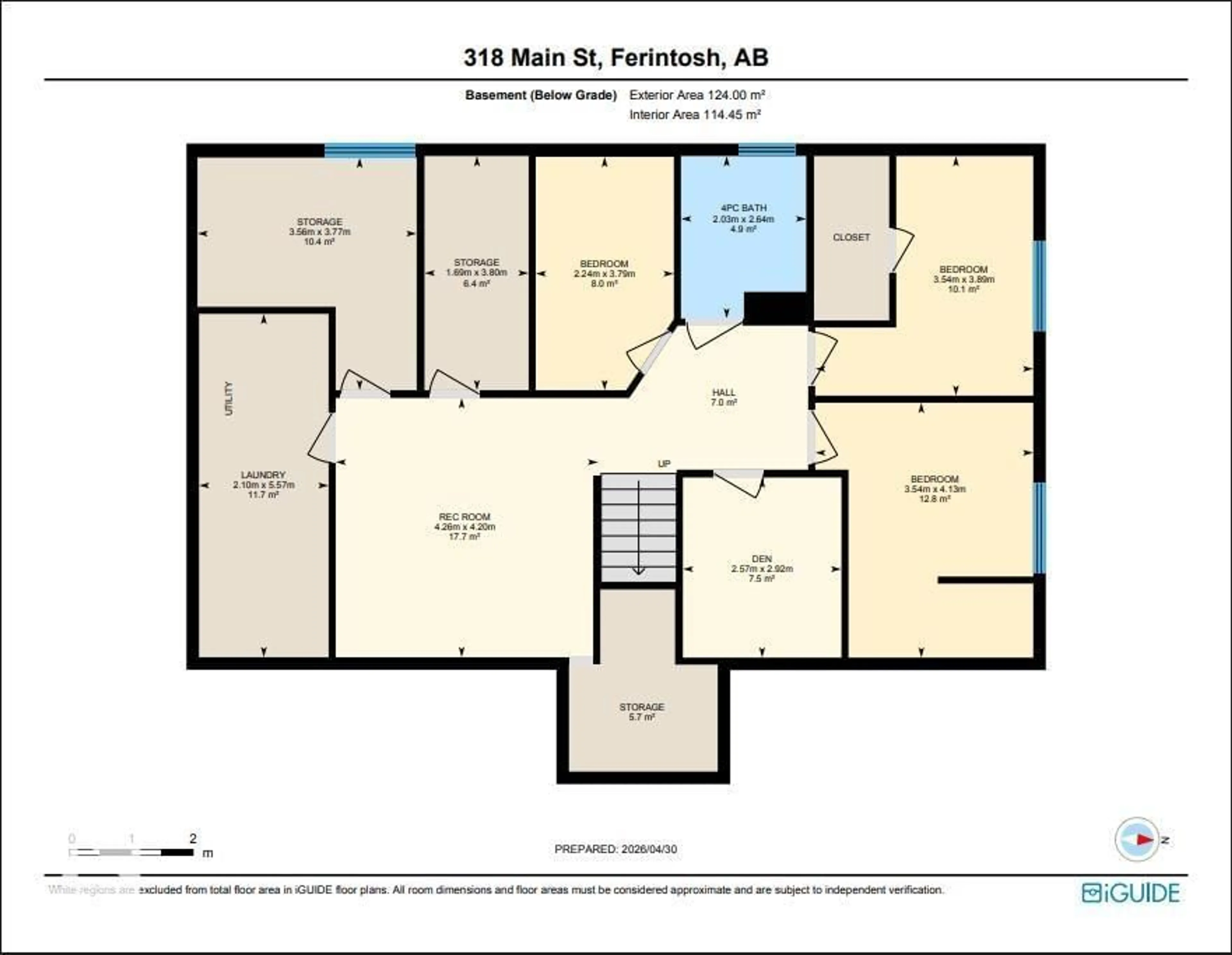 Floor plan for 318 MAIN ST, Ferintosh Alberta T0B1M0