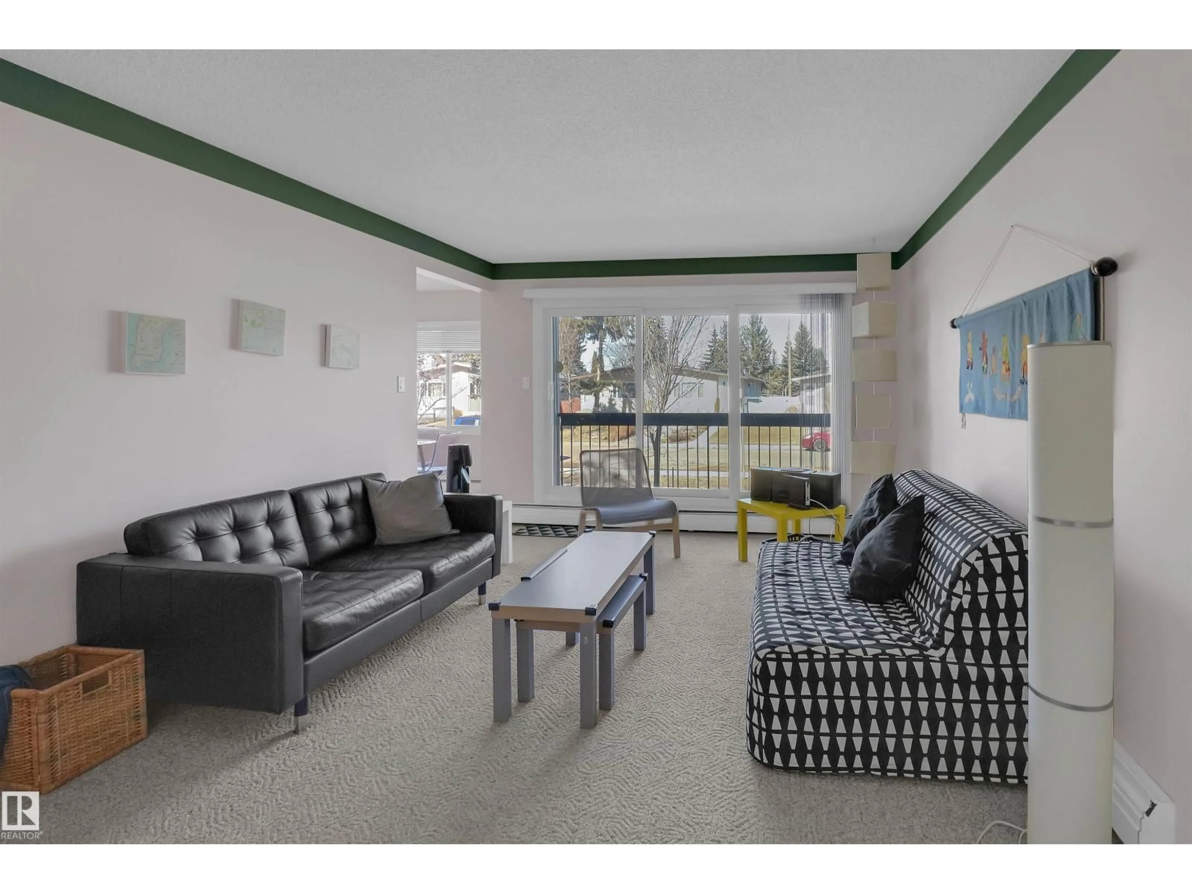 Living room with furniture, unknown for 201 - 11445 41 AV, Edmonton Alberta T6J0T9