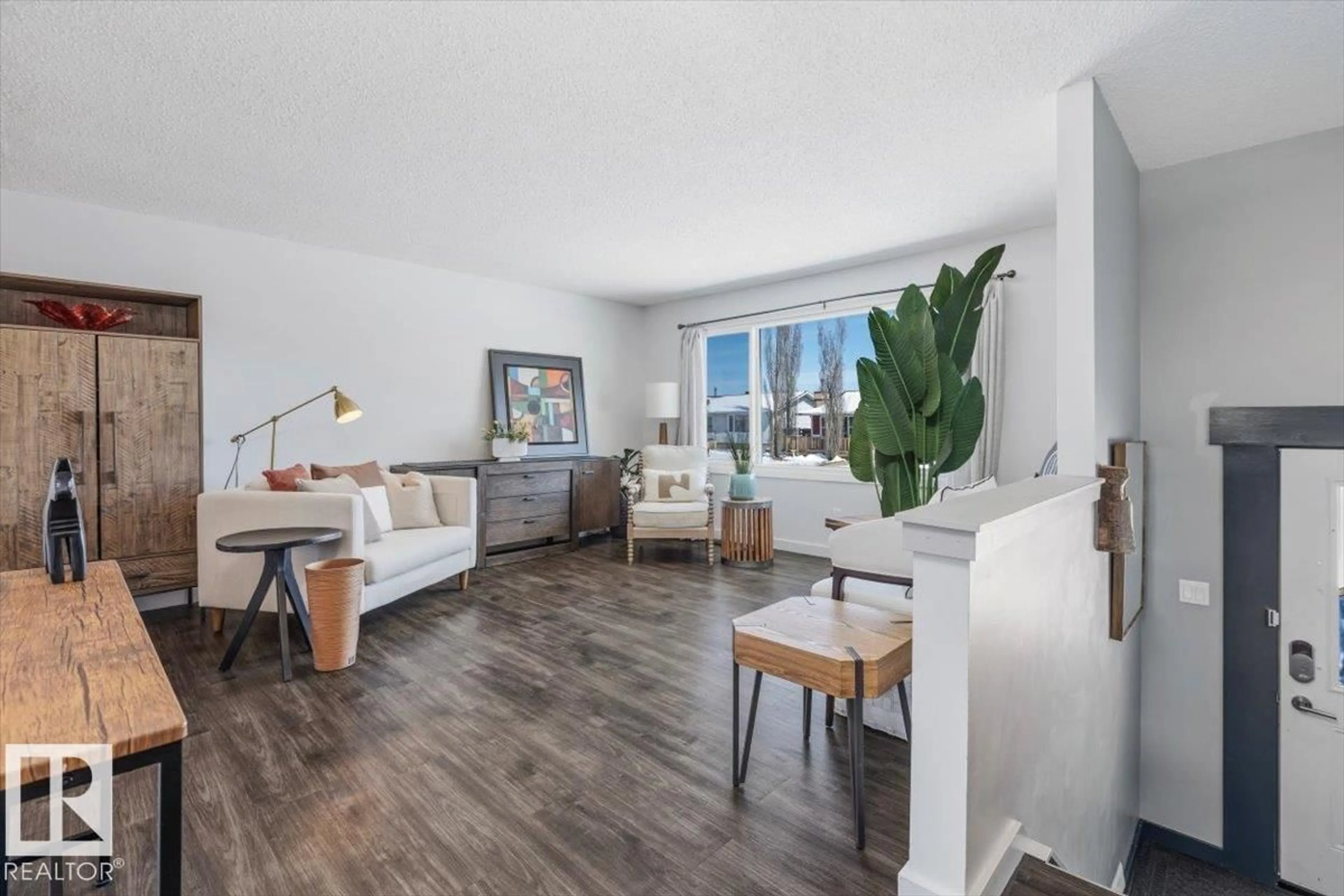 Living room with furniture, unknown for 24 DUKE DR, Lamont Alberta T0B2R0