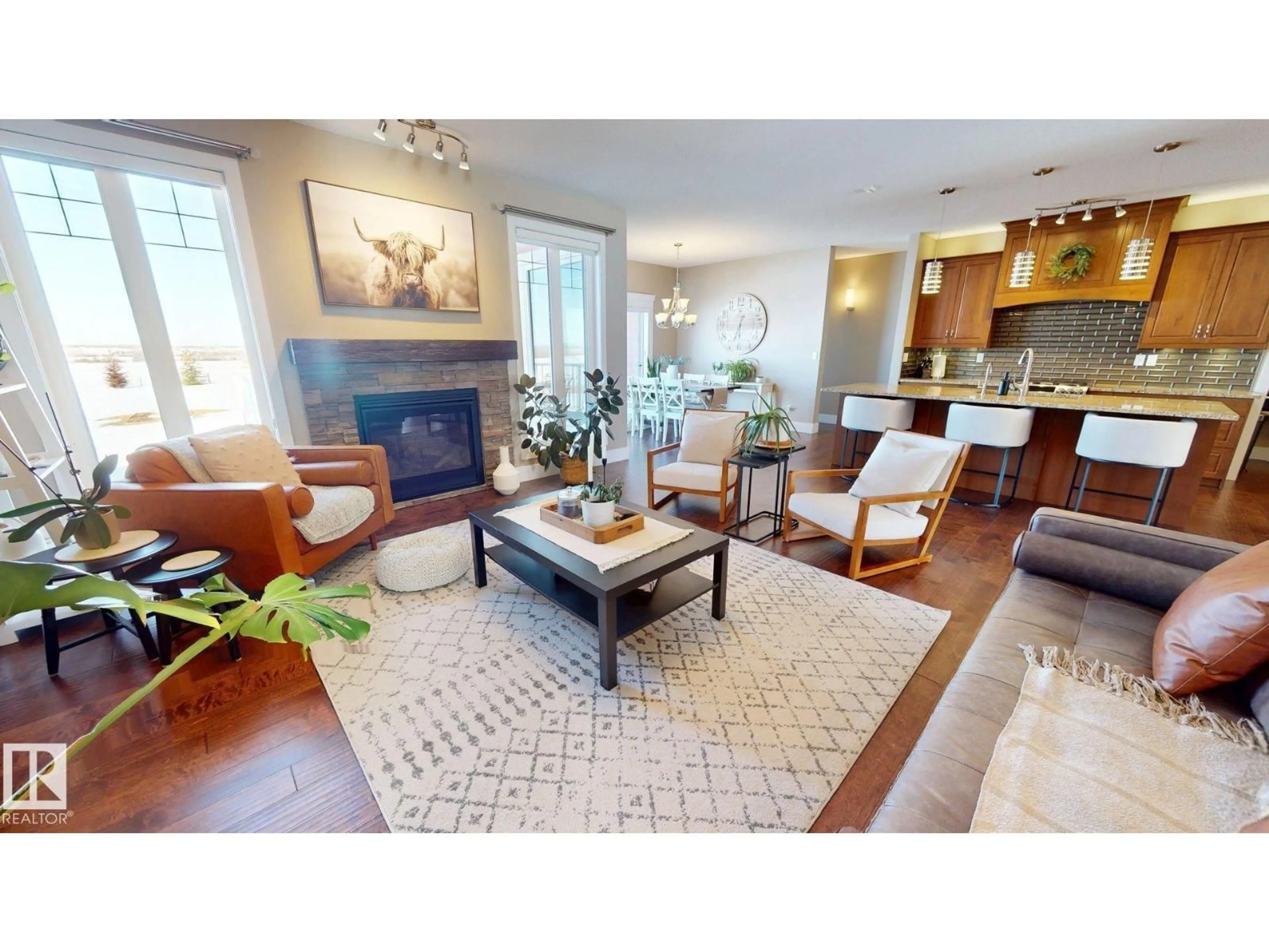 Living room with furniture, unknown for 55302 RGE ROAD 262, Rural Sturgeon County Alberta T8R0W6