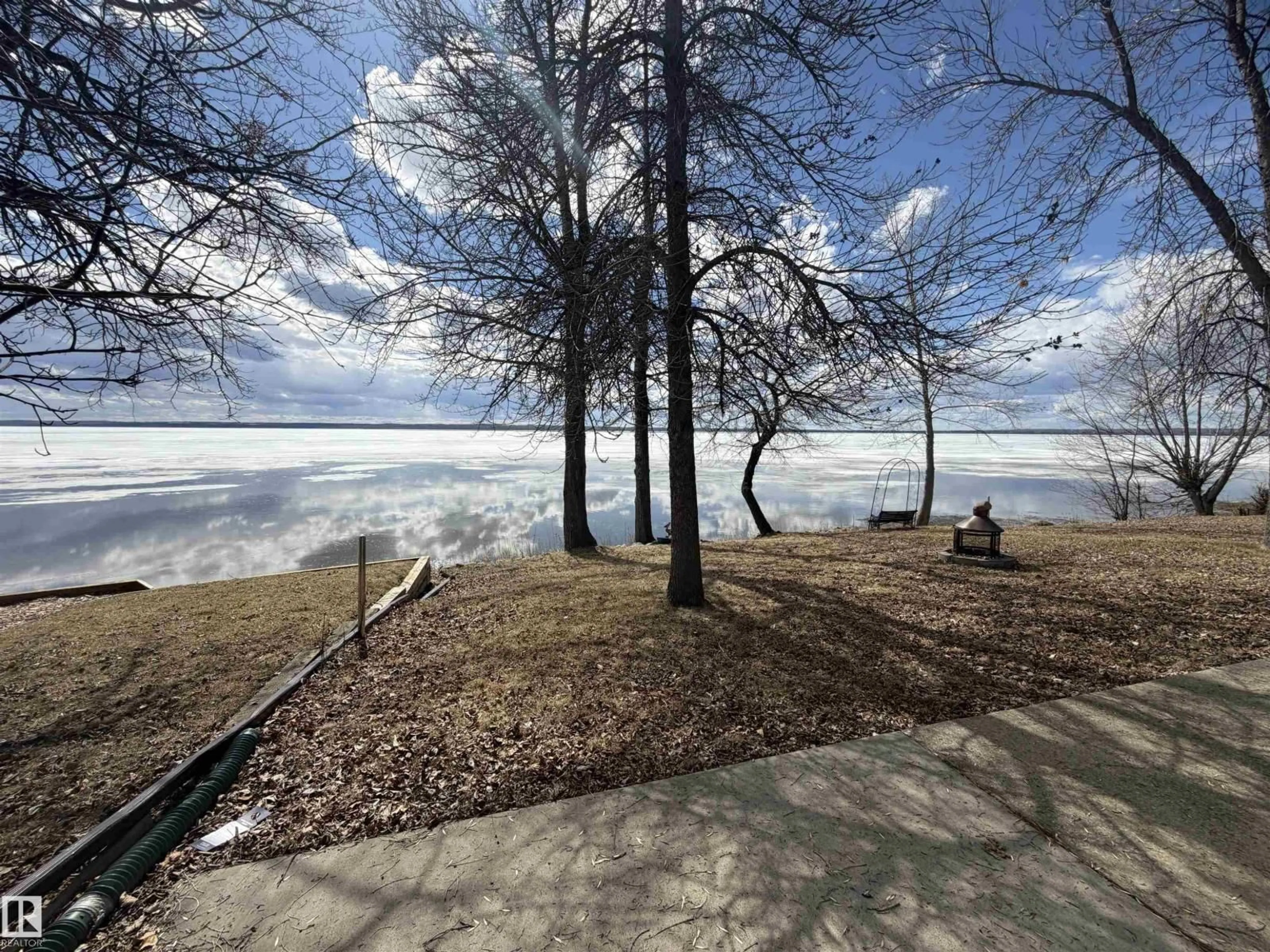 Patio, water/lake/river/ocean view for Johnsonia BE - A19 BEACH AVE, Rural Leduc County Alberta T0C2P0