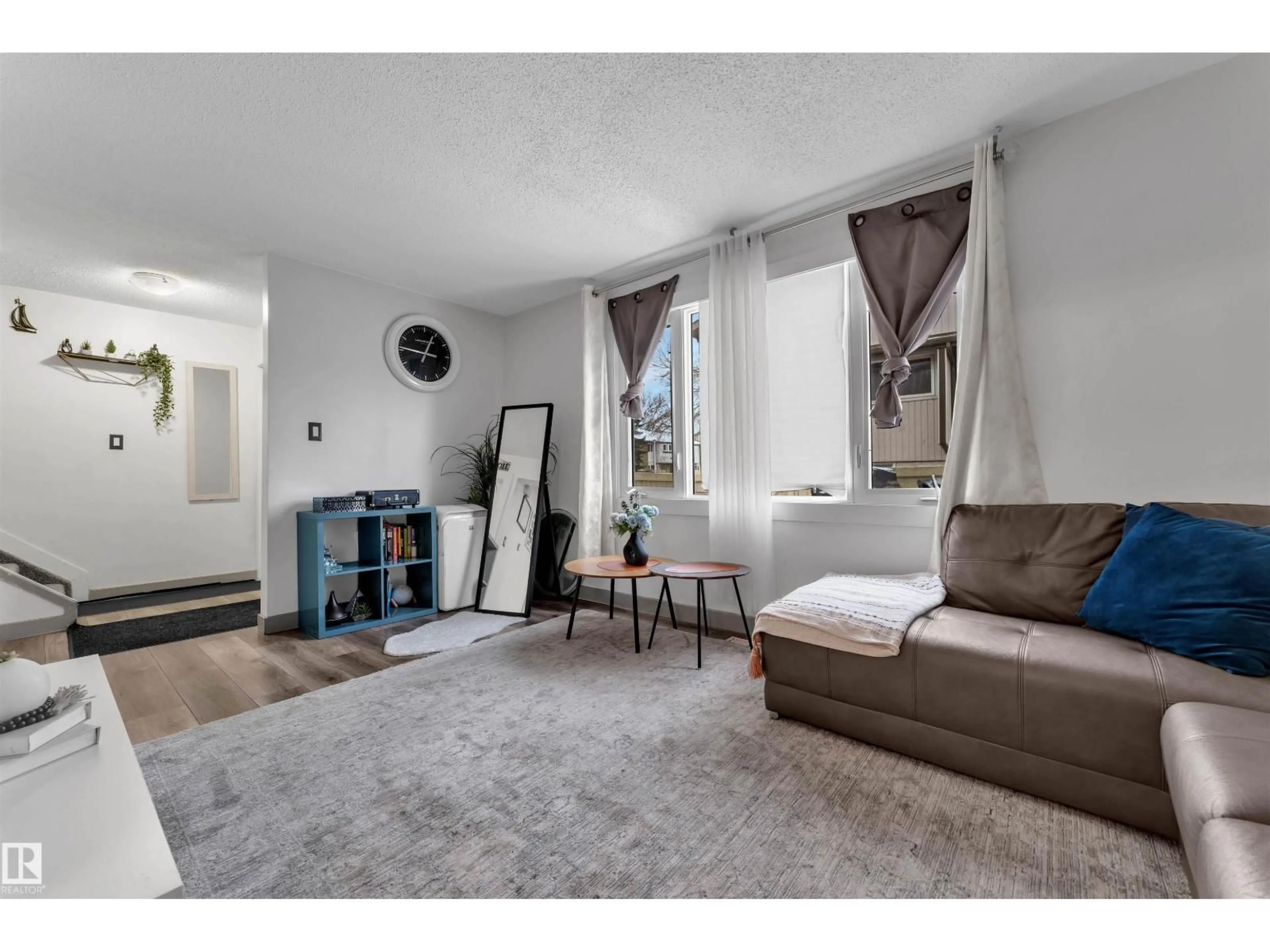 Living room with furniture, unknown for #7 - 14115 82 ST, Edmonton Alberta T5E2V7