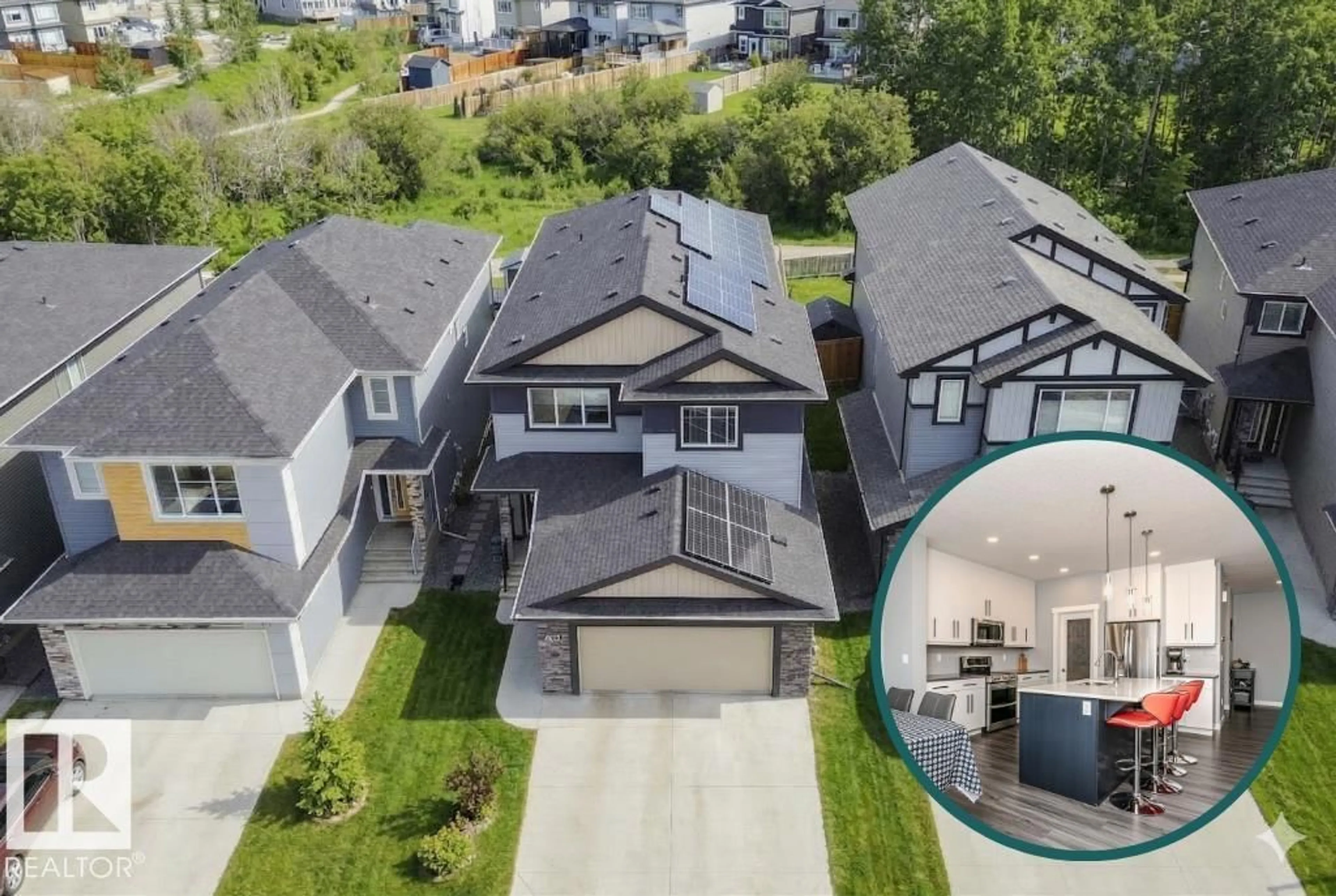 A pic from outside/outdoor area/front of a property/back of a property/a pic from drone, street for 43 ADELAIDE CO, Spruce Grove Alberta T7X2V4