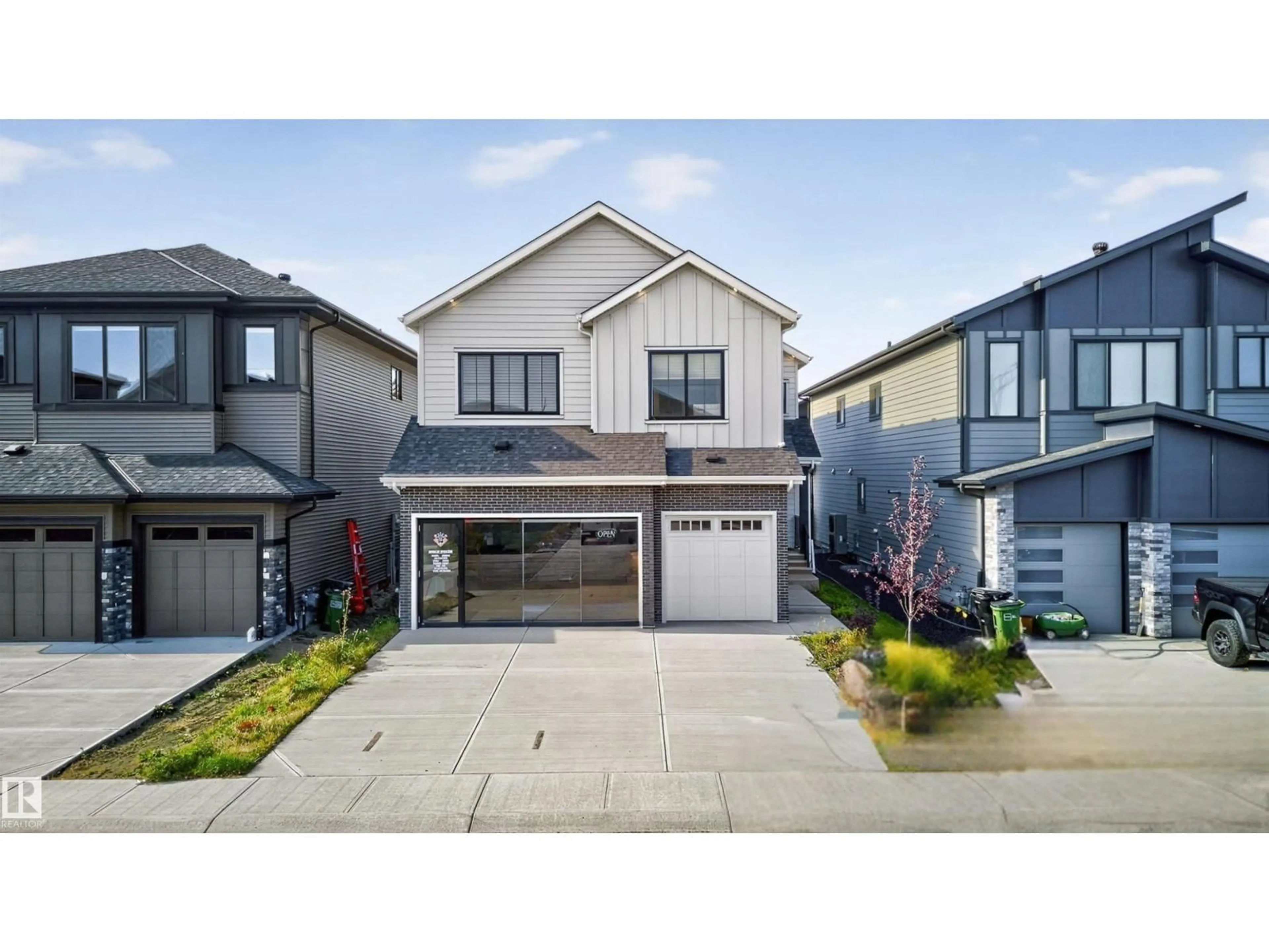 Home with brick exterior material, street for NW - 17124 2 ST, Edmonton Alberta T5Y4G5